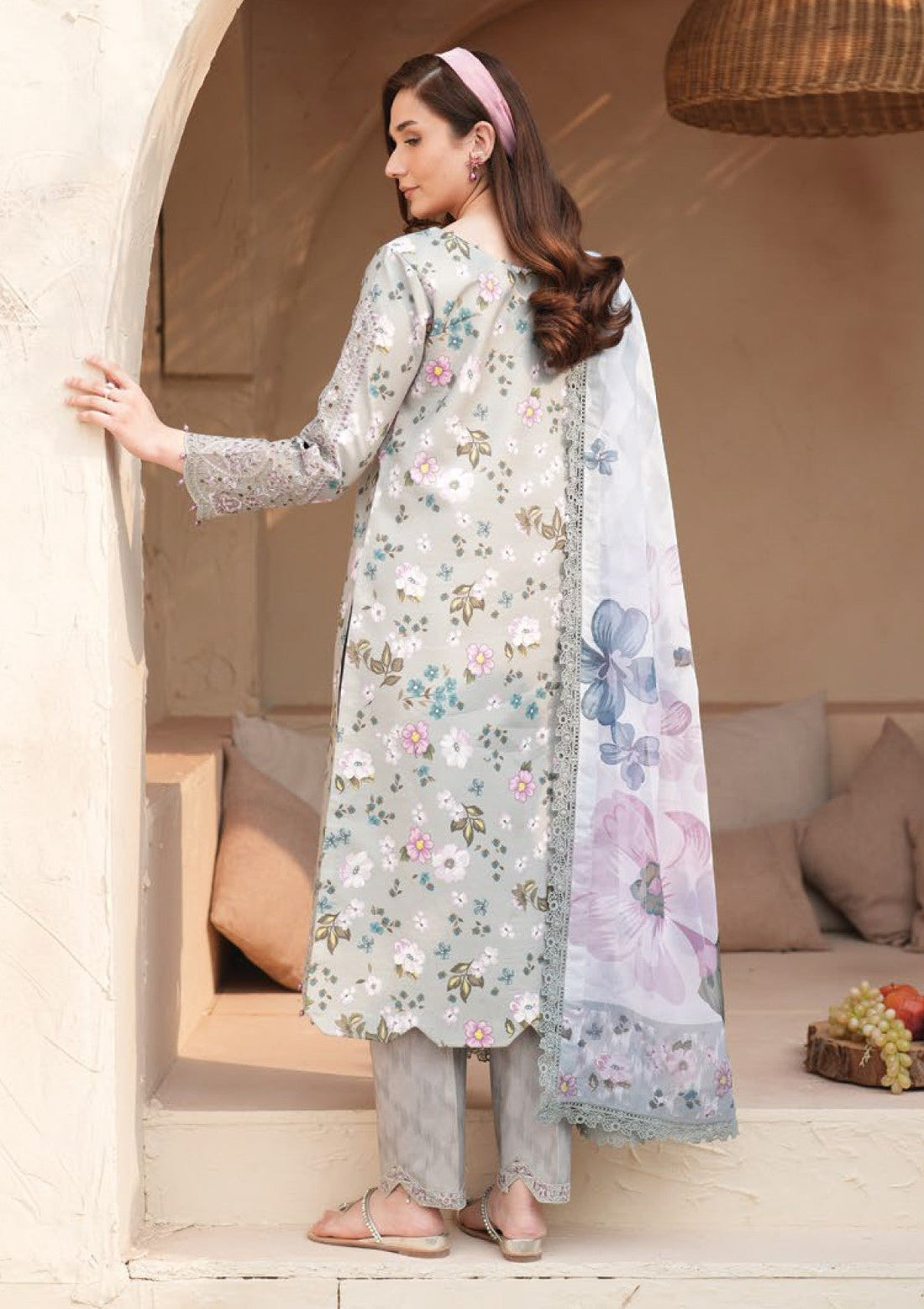 Lawn - Alizeh -  Levana - AL25#7022 - Cinder