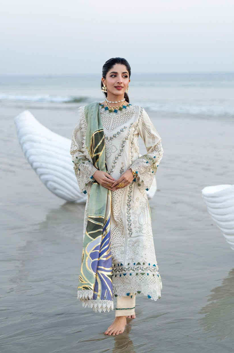 Aabyaan | Saagar Luxury Lawn 25 | ARSIN (AS-04) - Official Aabyaan stockist in UK - Sakeena London