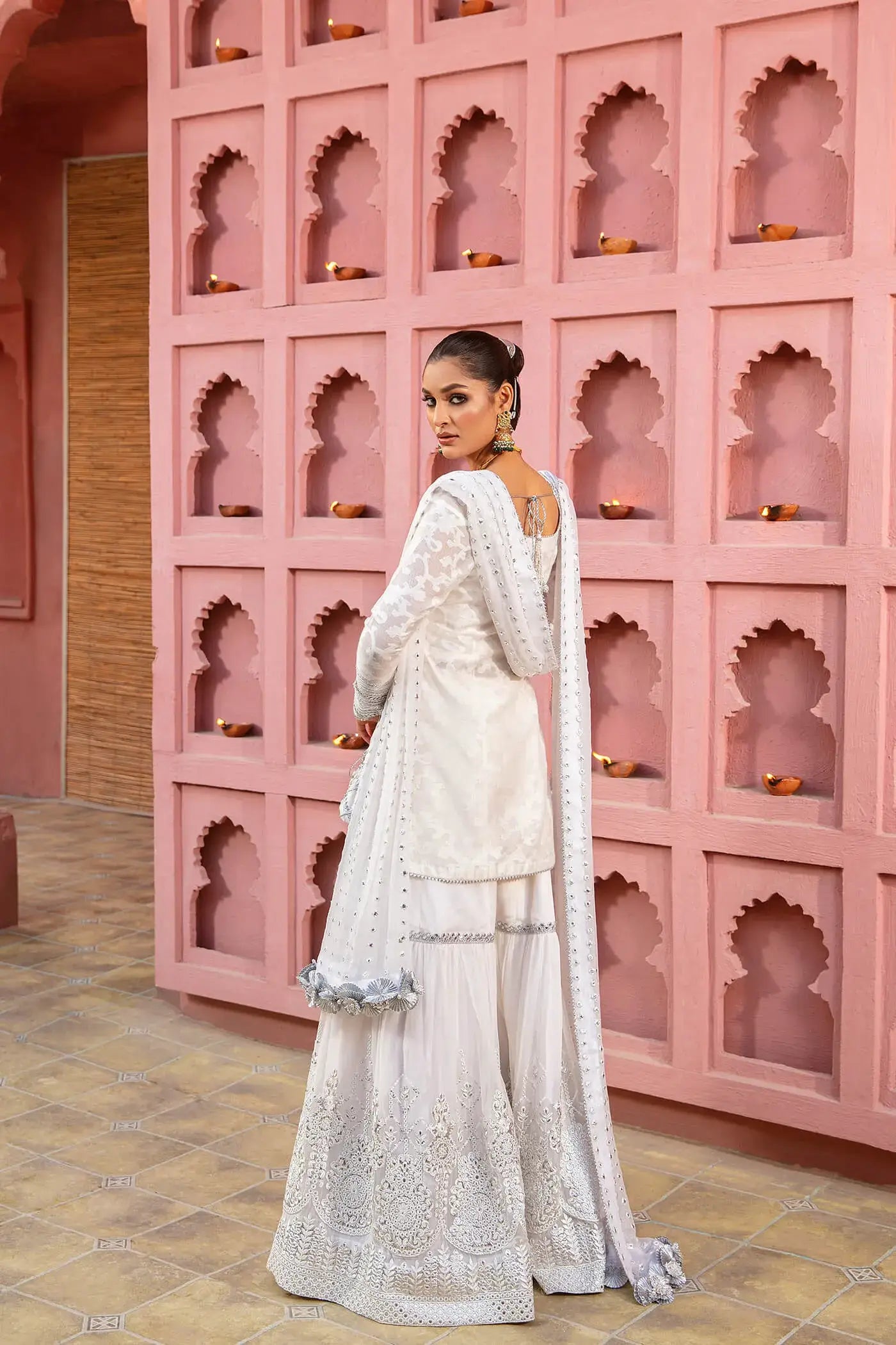 Nilofer Shahid | Nur e Subh Formals | Chandni - Official Nilofer Shahid stockist in UK - Sakeena London