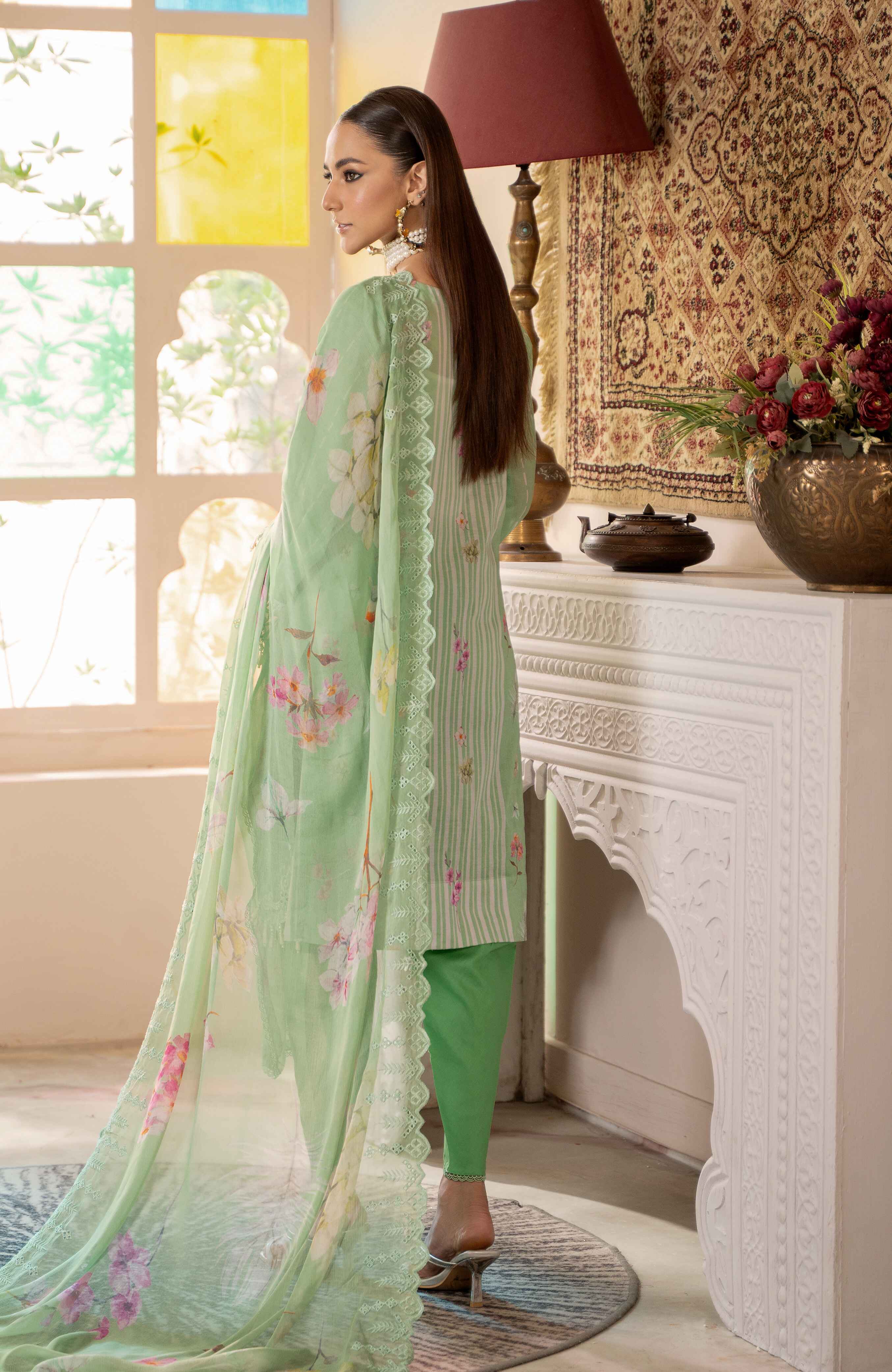 Al Zohaib | Sunshine Bloom Premium Lawn 25 | SBP-25-05 - Official Al Zohaib stockist in UK - Sakeena London