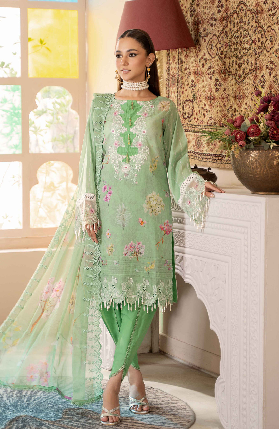 Al Zohaib | Sunshine Bloom Premium Lawn 25 | SBP-25-05 - Official Al Zohaib stockist in UK - Sakeena London
