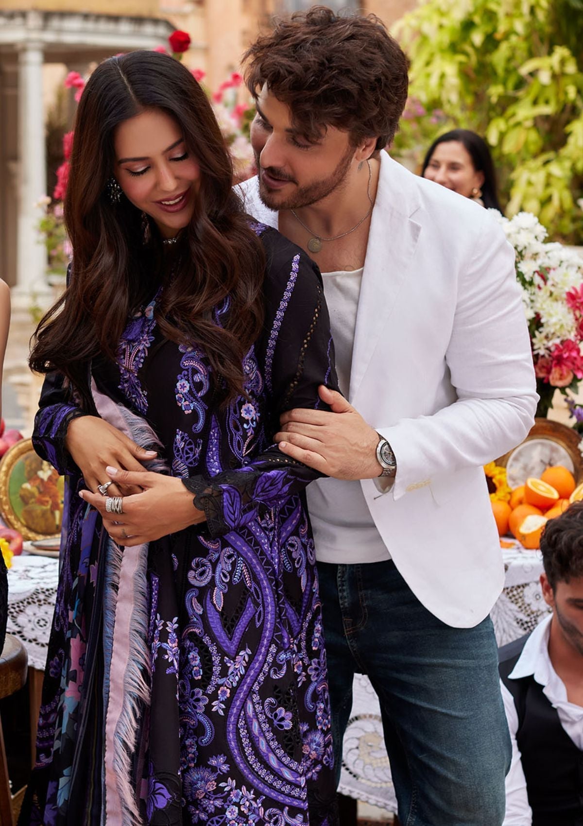 Lawn Collection - Mushq - Te Amo - Luxury - MSL#2410 - Sardinia Splendor