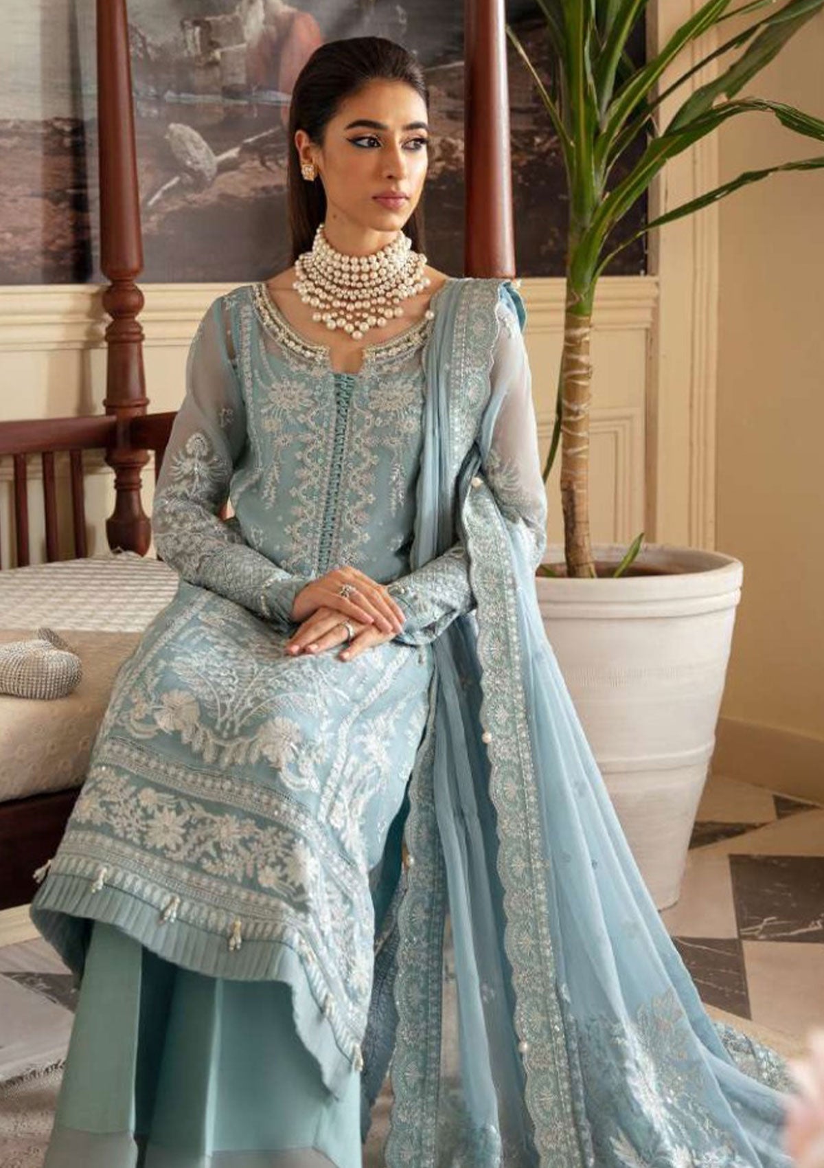 Formal Collection - Gulaal - Embroidered - Chiffon - GLEC#5 - CALYPSO