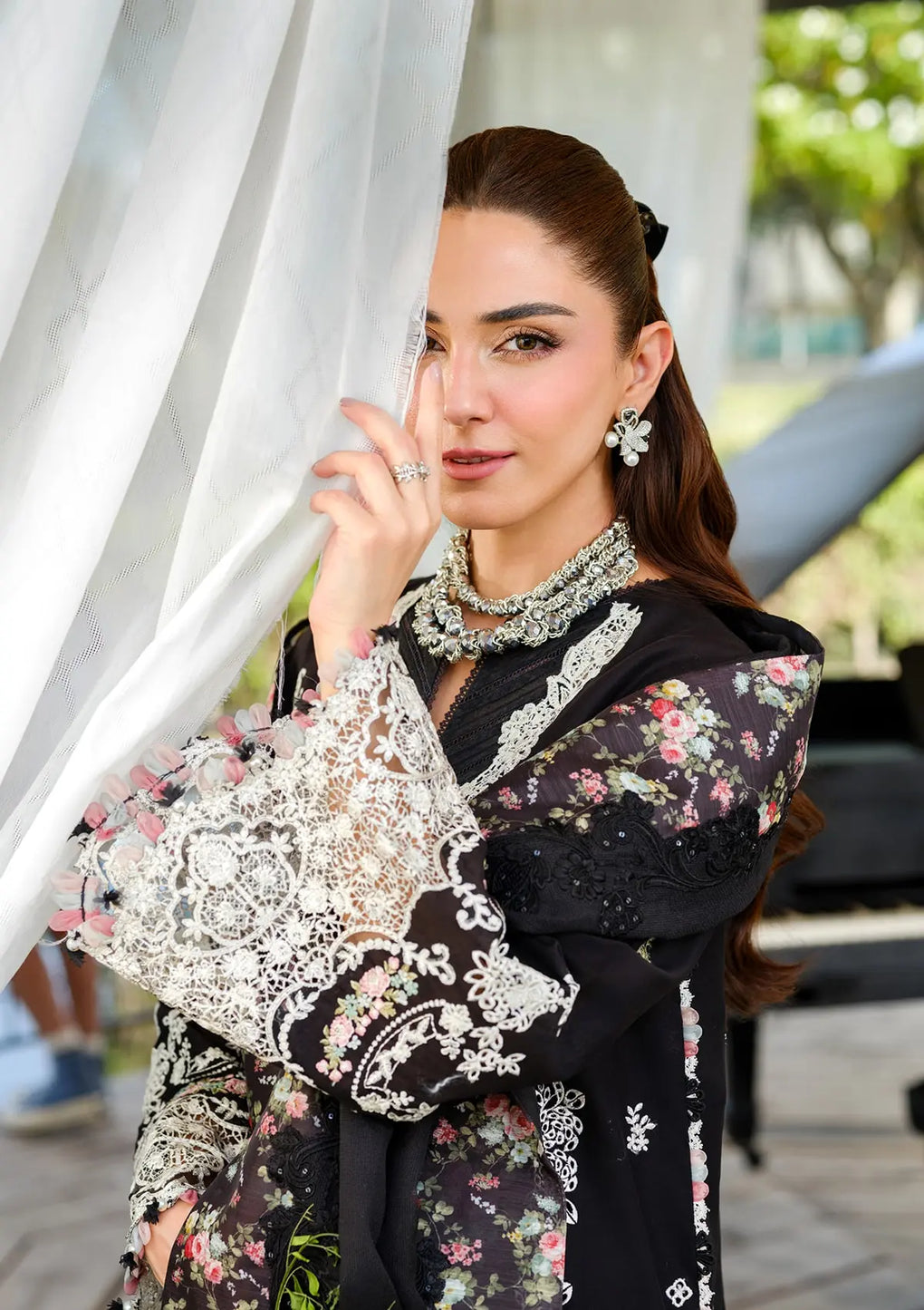 Elaf Premium | Luxury Lawn 25 | ELH-6A SERENA - Official Elaf Premium stockist in UK - Sakeena London