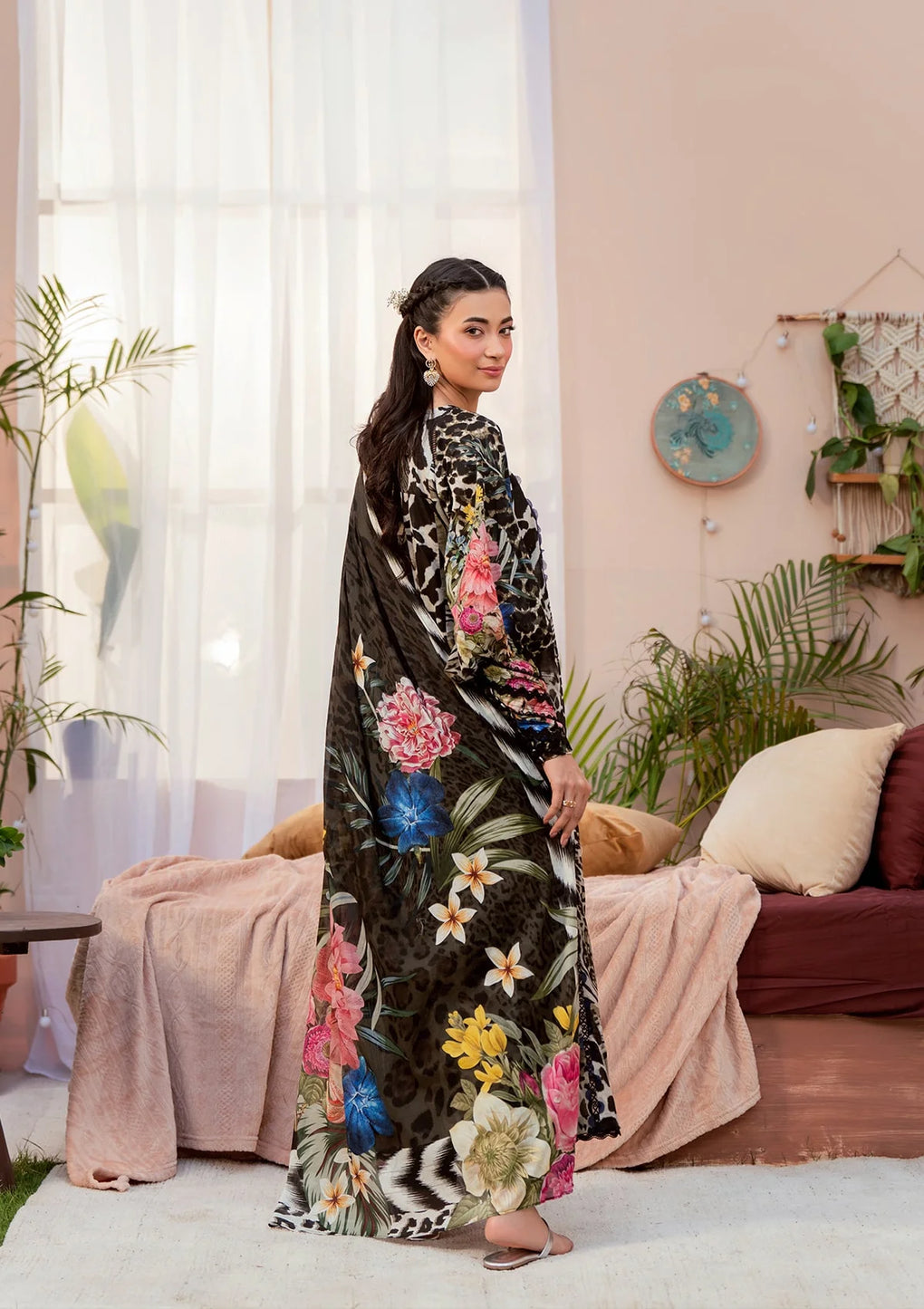 Elaf Premium | Prints 25 | EPS-4B NOIR ESSENCE - Official Elaf Premium stockist in UK - Sakeena London