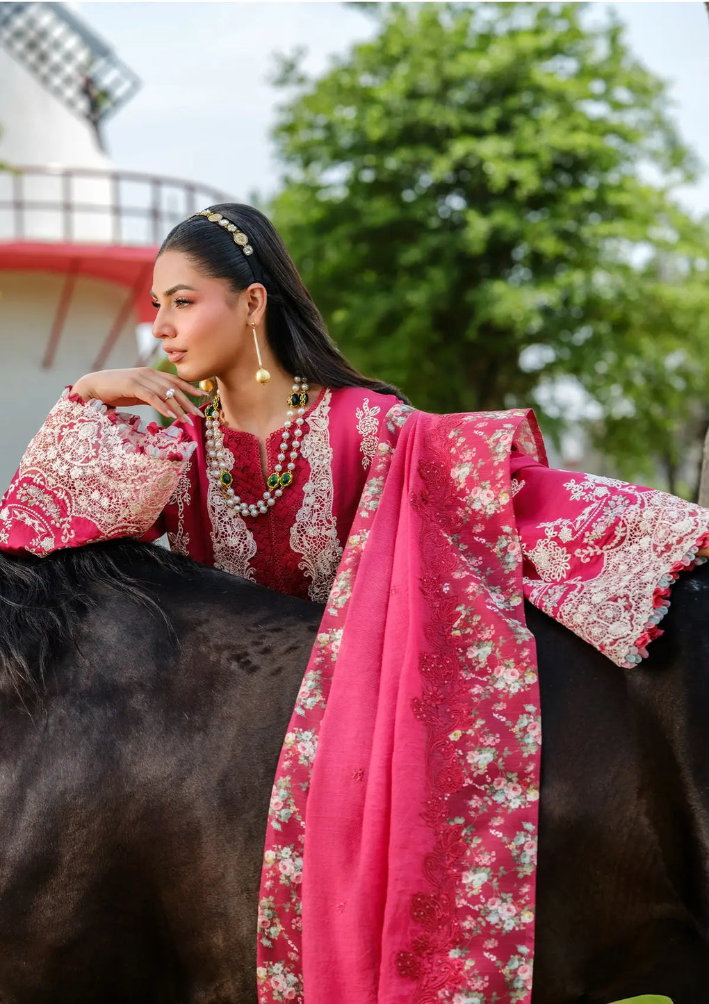 Elaf Premium | Luxury Lawn 25 | ELH-6B JULIET - Official Elaf Premium stockist in UK - Sakeena London