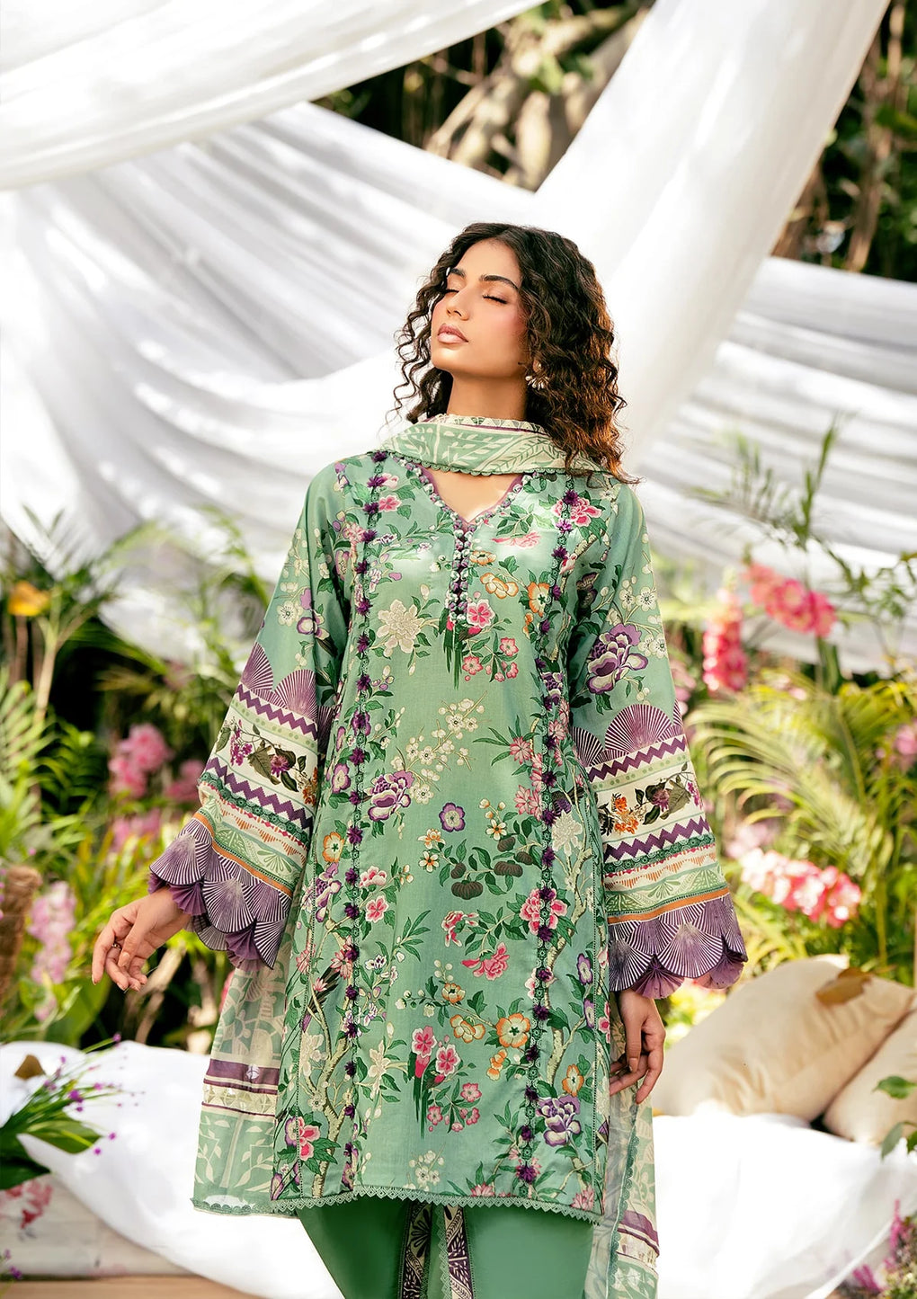 Elaf Premium | Prints 25 | EPS-8A MINTED DREAM - Official Elaf Premium stockist in UK - Sakeena London