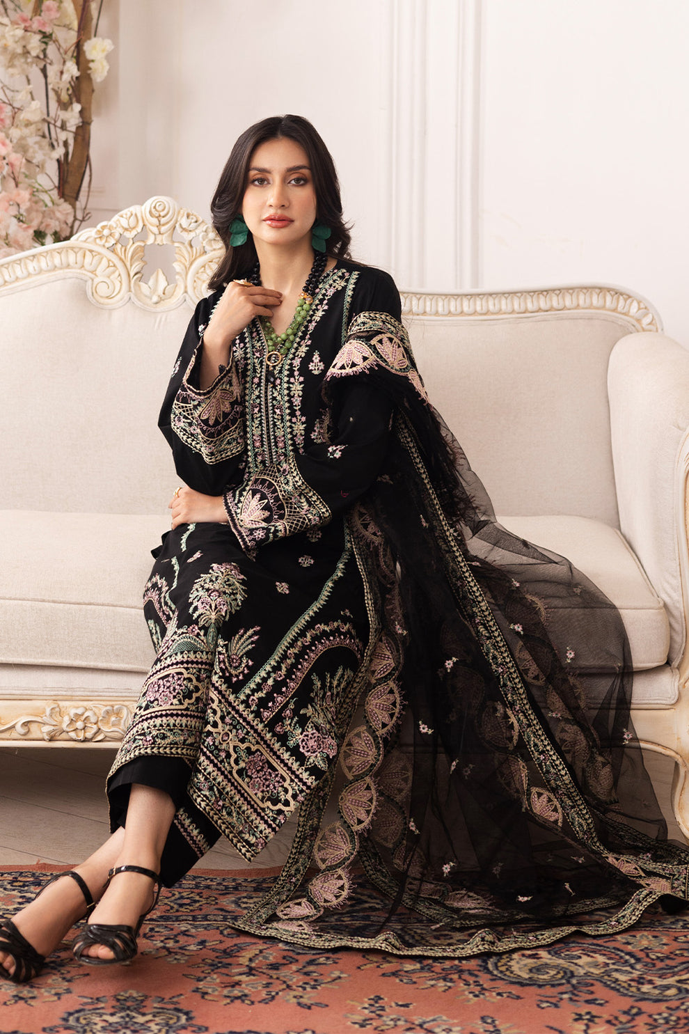 Maryum N Maria | Mira Luxury Lawn | SARA - FS50103 - Official Maryum N Maria stockist in UK - Sakeena London