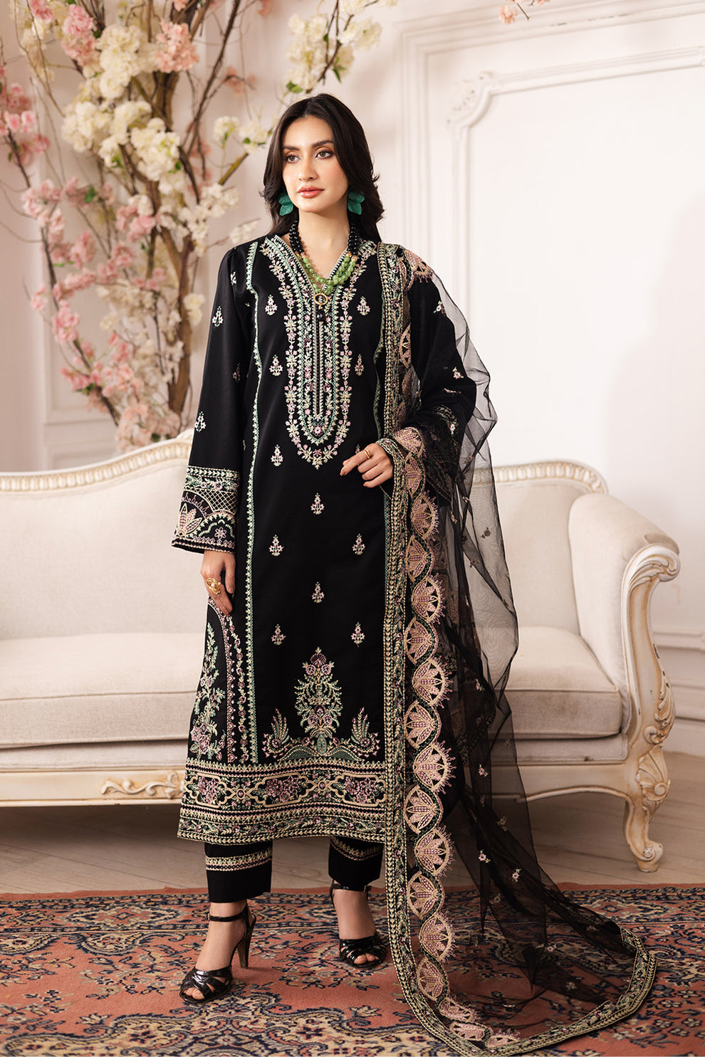 Maryum N Maria | Mira Luxury Lawn | SARA - FS50103 - Official Maryum N Maria stockist in UK - Sakeena London