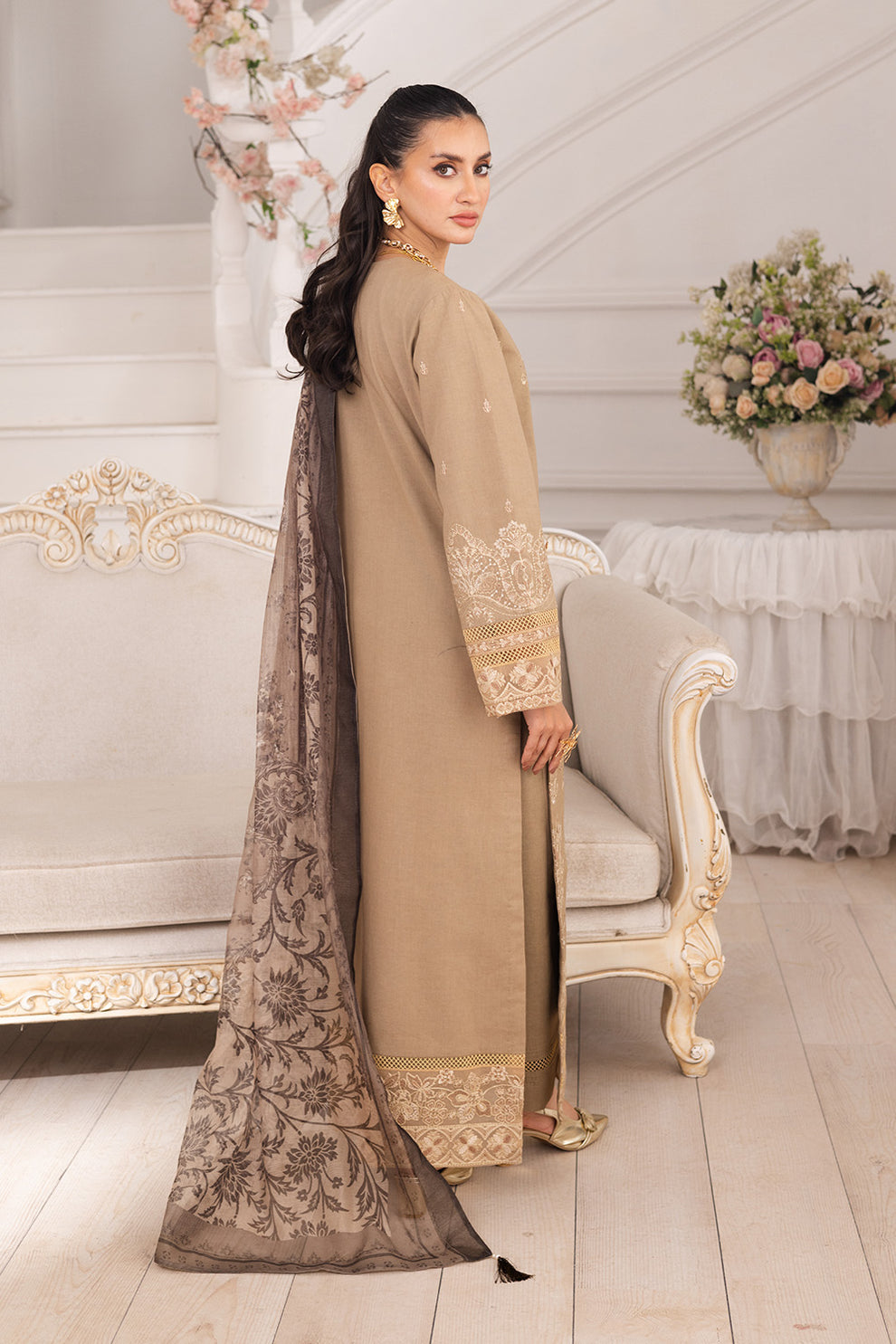 Maryum N Maria | Mira Luxury Lawn | LEYLA - FS50105 - Official Maryum N Maria stockist in UK - Sakeena London