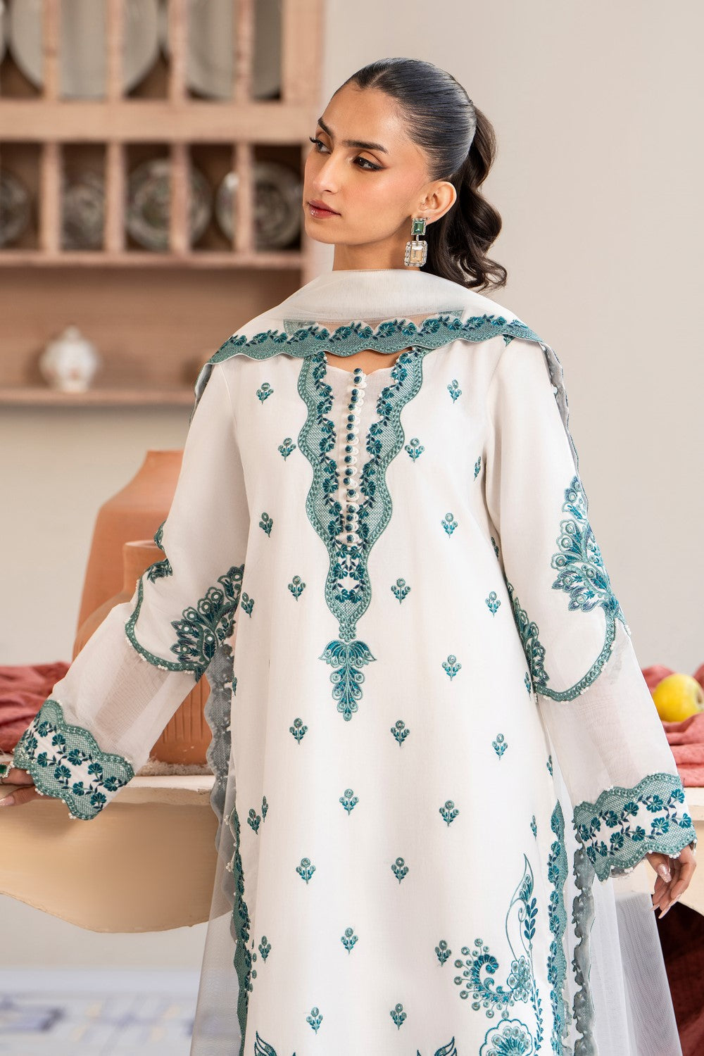 Maryum N Maria | Luxury Lawn 25 | ATOCHA - MS50107 - Official Maryum N Maria stockist in UK - Sakeena London