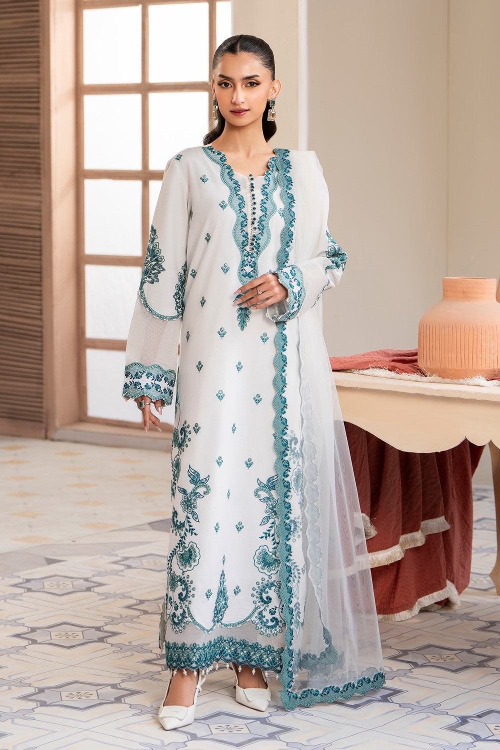 Maryum N Maria | Luxury Lawn 25 | ATOCHA - MS50107 - Official Maryum N Maria stockist in UK - Sakeena London