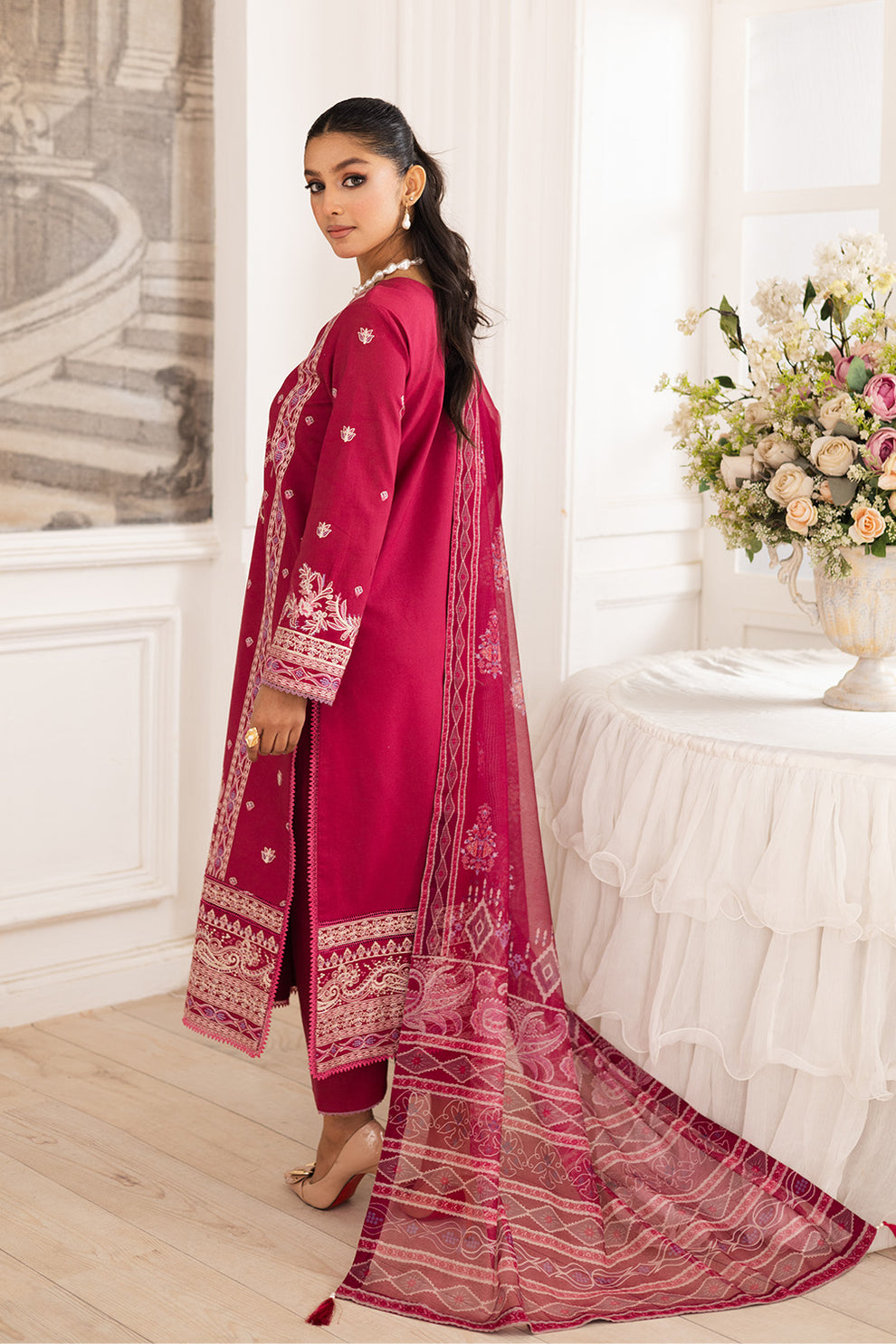 Maryum N Maria | Mira Luxury Lawn | NARGES - FS50108 - Official Maryum N Maria stockist in UK - Sakeena London