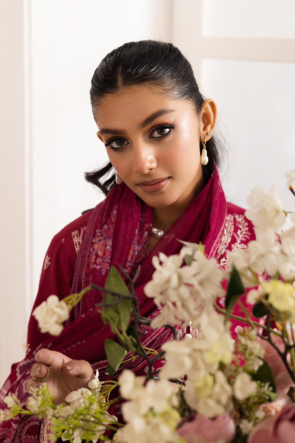 Maryum N Maria | Mira Luxury Lawn | NARGES - FS50108 - Official Maryum N Maria stockist in UK - Sakeena London