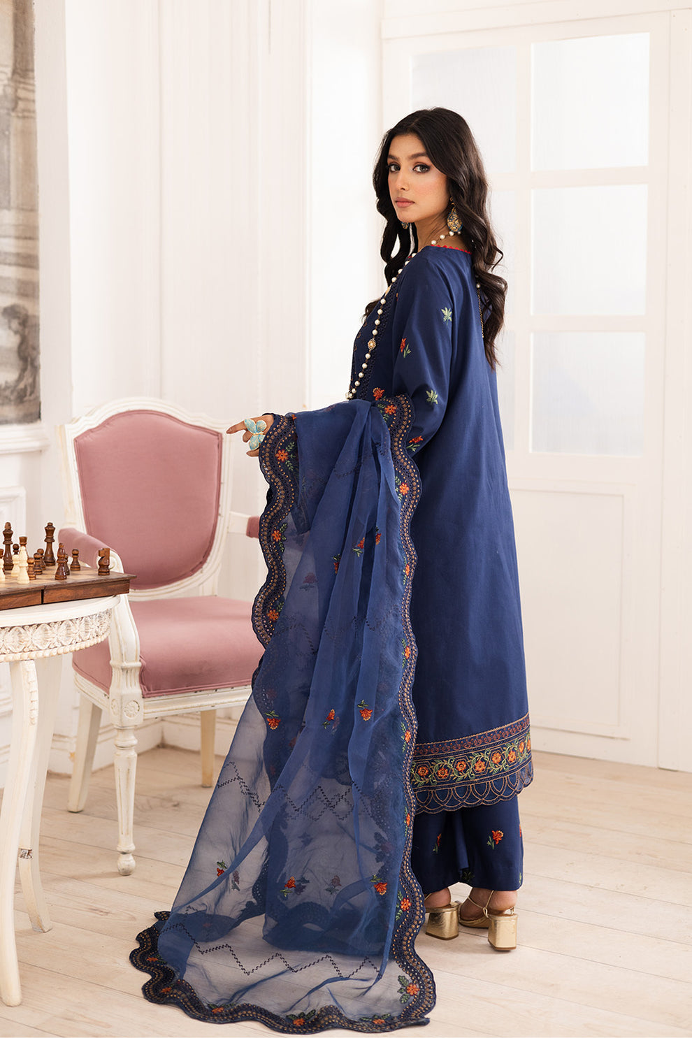 Maryum N Maria | Mira Luxury Lawn | PARESTOO - FS50109 - Official Maryum N Maria stockist in UK - Sakeena London