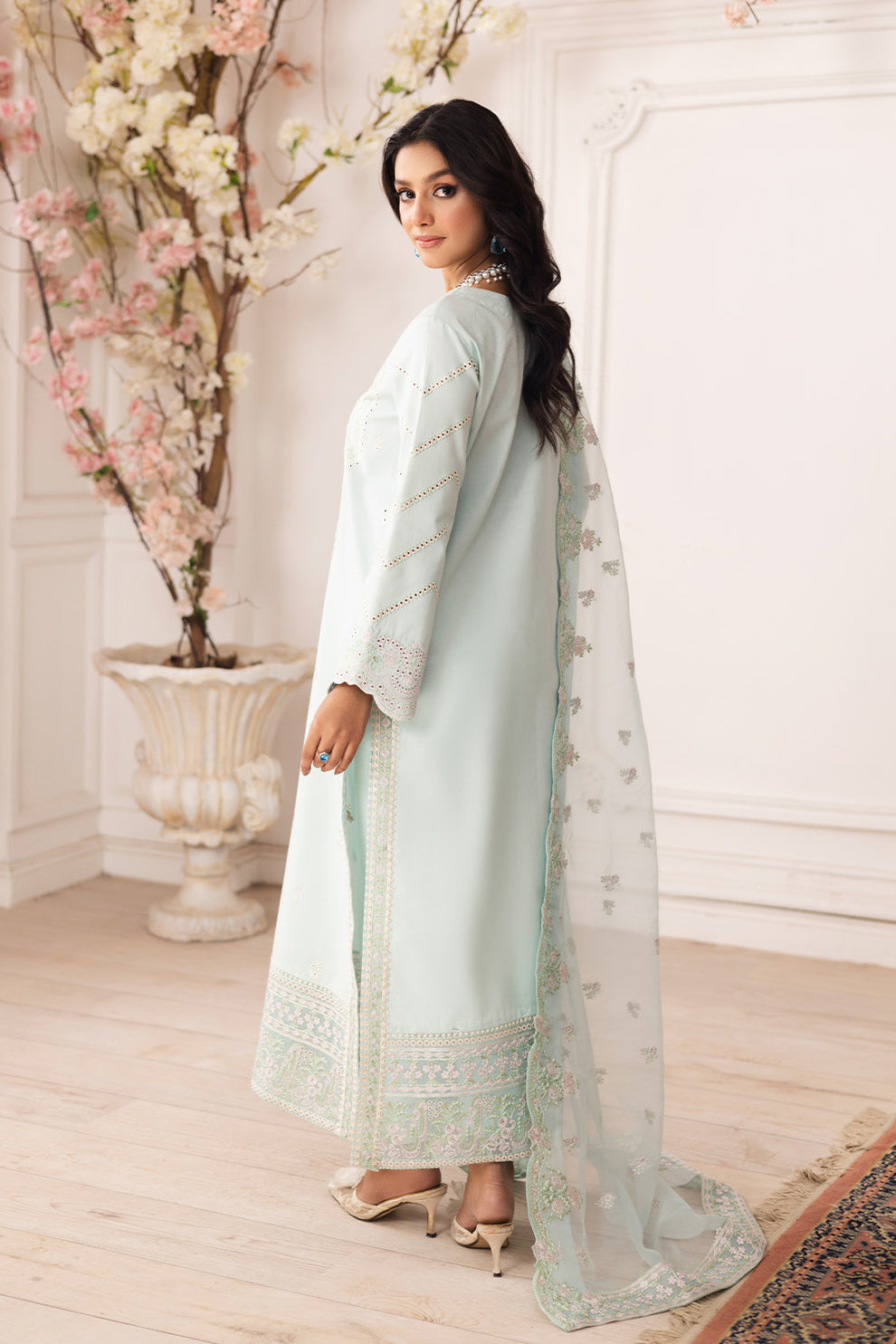 Maryum N Maria | Mira Luxury Lawn | ROBAB - FS50110 - Official Maryum N Maria stockist in UK - Sakeena London