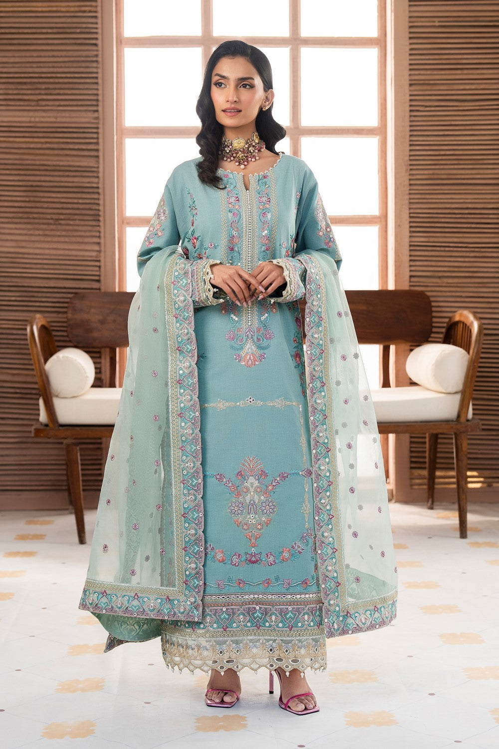Maryum N Maria | Luxury Lawn 25 | AMANI - MS50110 - Official Maryum N Maria stockist in UK - Sakeena London