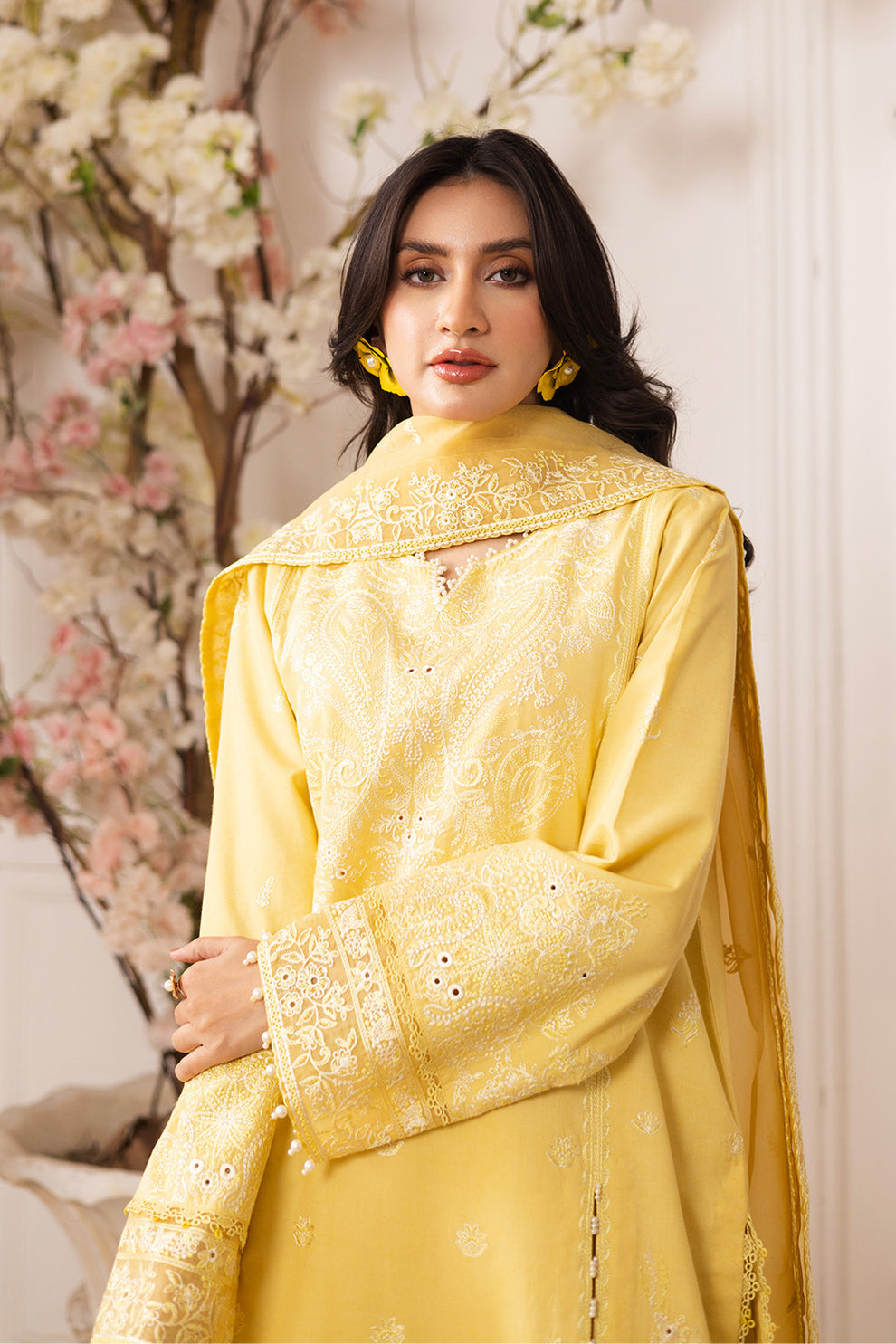 Maryum N Maria | Mira Luxury Lawn | MINA - FS50111 - Official Maryum N Maria stockist in UK - Sakeena London