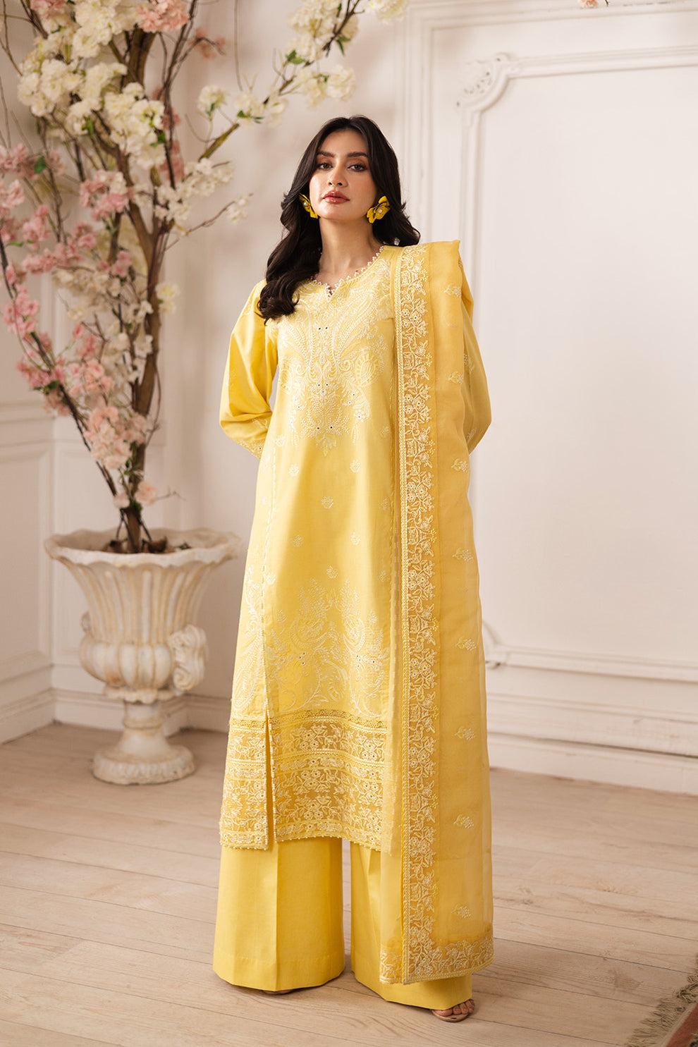 Maryum N Maria | Mira Luxury Lawn | MINA - FS50111 - Official Maryum N Maria stockist in UK - Sakeena London