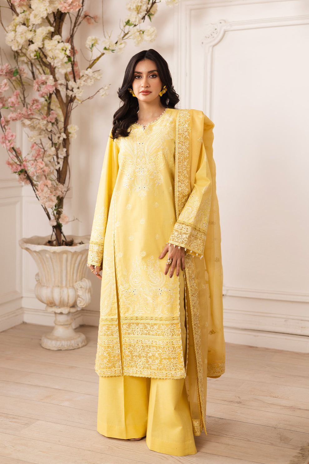 Maryum N Maria | Mira Luxury Lawn | MINA - FS50111 - Official Maryum N Maria stockist in UK - Sakeena London