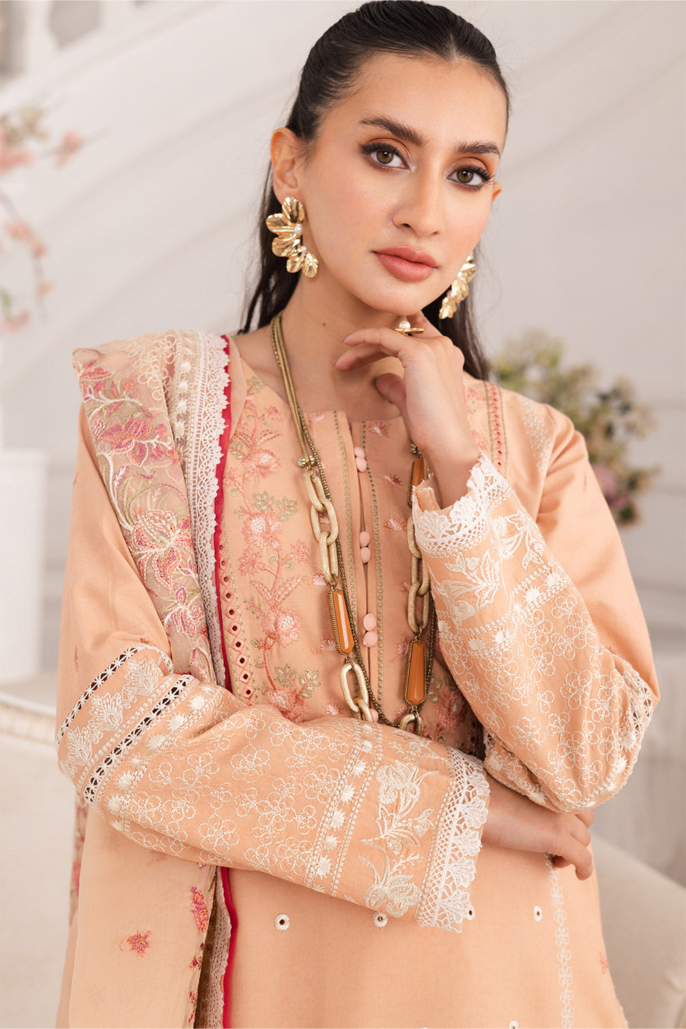 Maryum N Maria | Mira Luxury Lawn | SIMIN - FS50113 - Official Maryum N Maria stockist in UK - Sakeena London