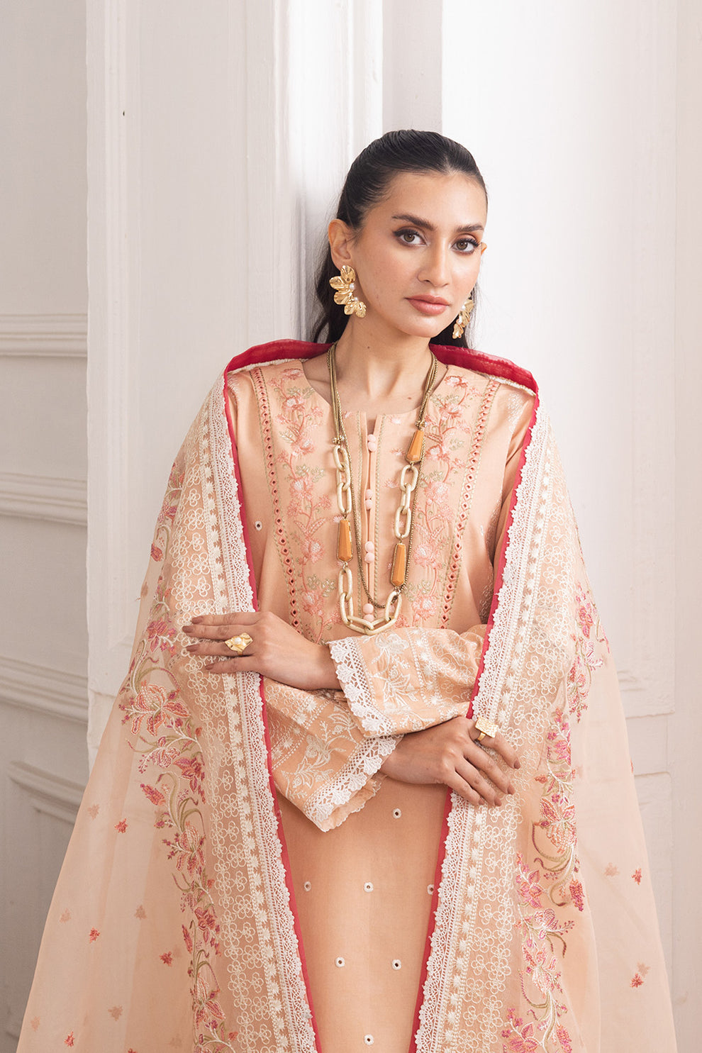 Maryum N Maria | Mira Luxury Lawn | SIMIN - FS50113 - Official Maryum N Maria stockist in UK - Sakeena London