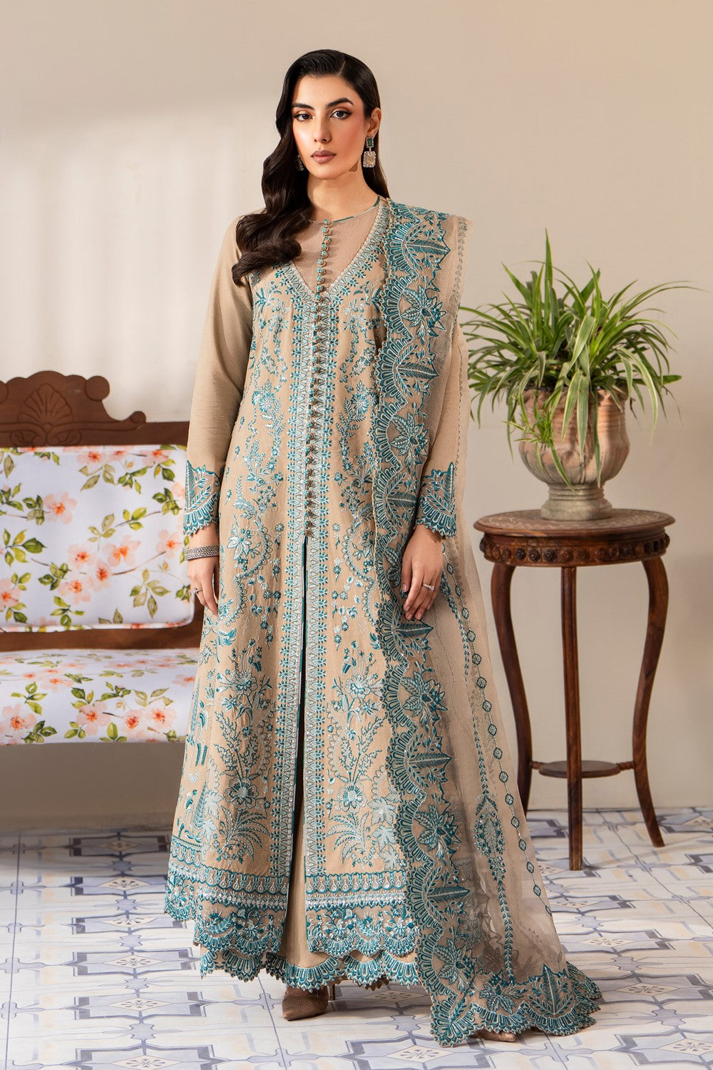 Maryum N Maria | Luxury Lawn 25 | ASHYA - MS50119 - Official Maryum N Maria stockist in UK - Sakeena London
