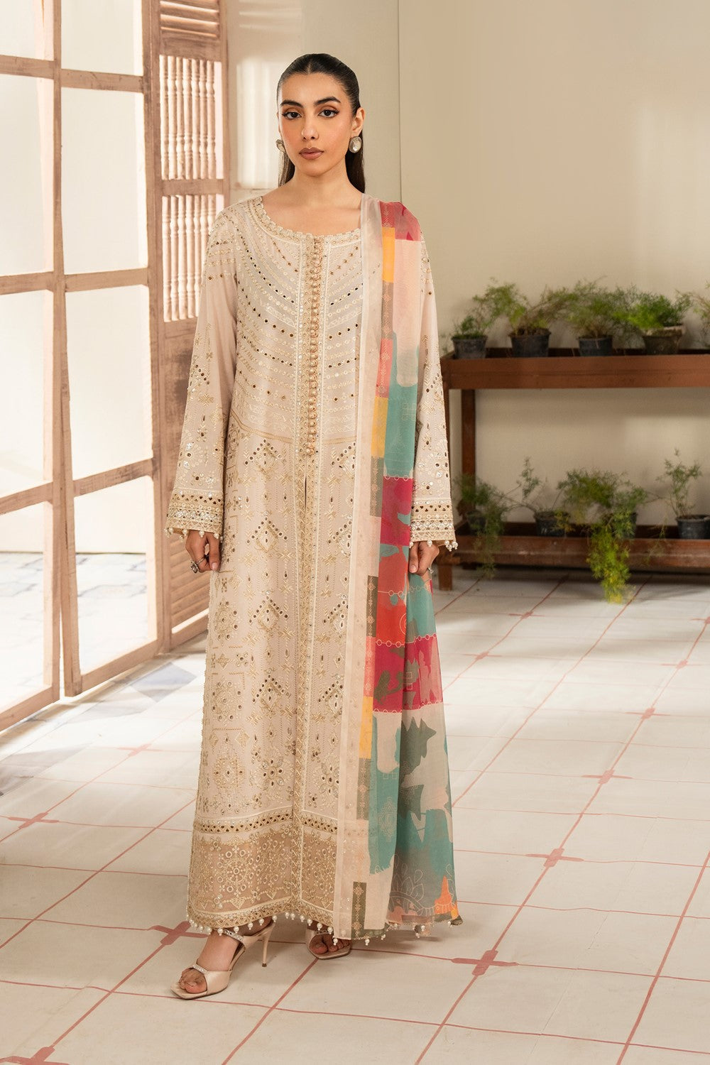 Maryum N Maria | Luxury Lawn 25 | ABIA - MS50120 - Official Maryum N Maria stockist in UK - Sakeena London