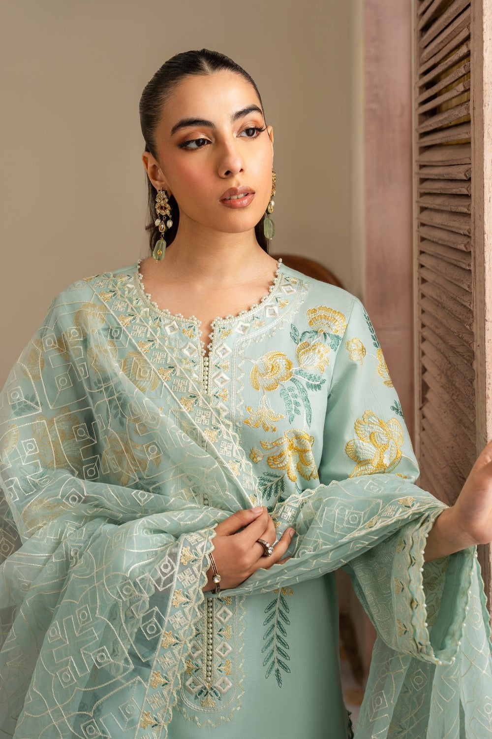 Maryum N Maria | Luxury Lawn 25 | ALAIA - MS50122 - Official Maryum N Maria stockist in UK - Sakeena London