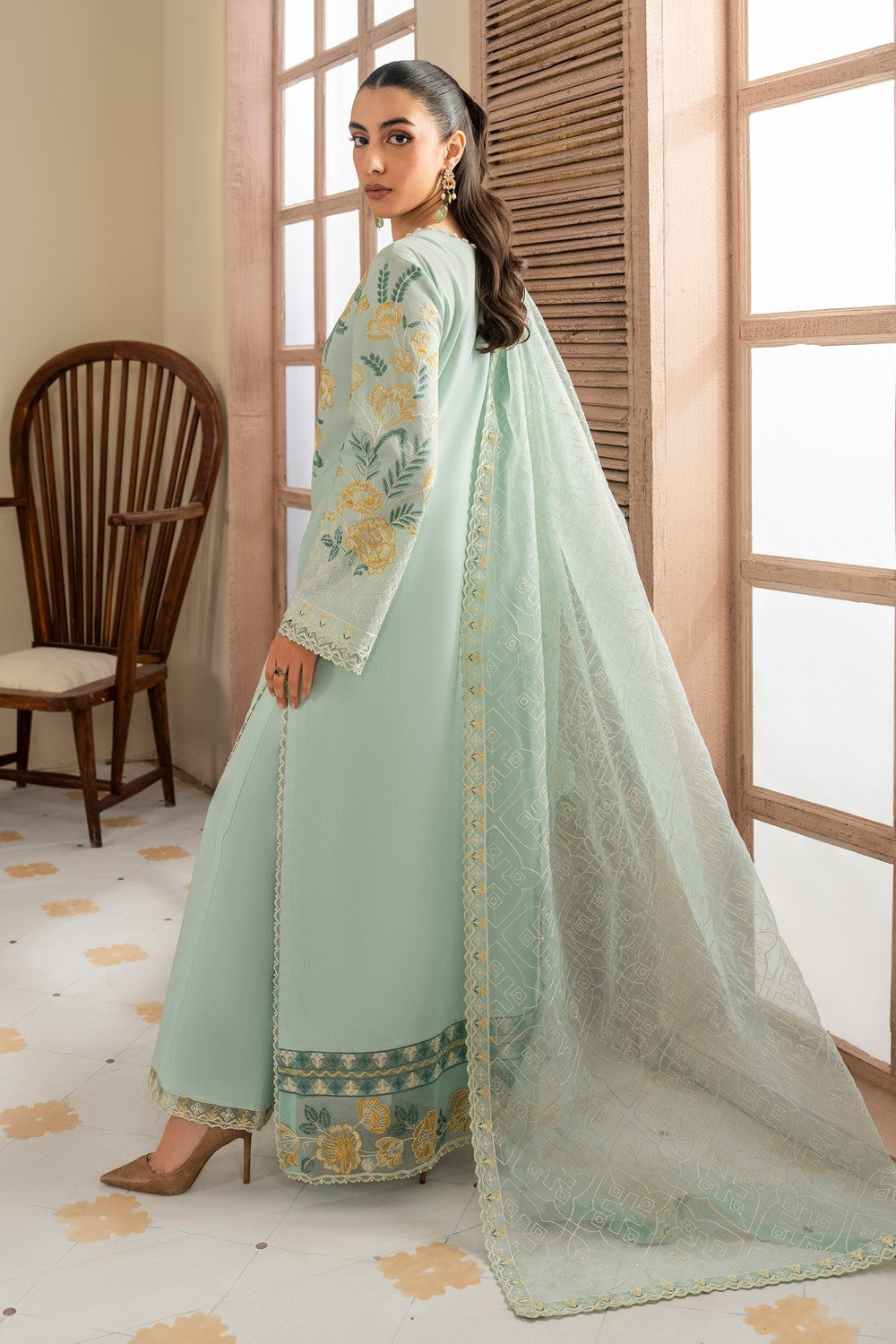 Maryum N Maria | Luxury Lawn 25 | ALAIA - MS50122 - Official Maryum N Maria stockist in UK - Sakeena London
