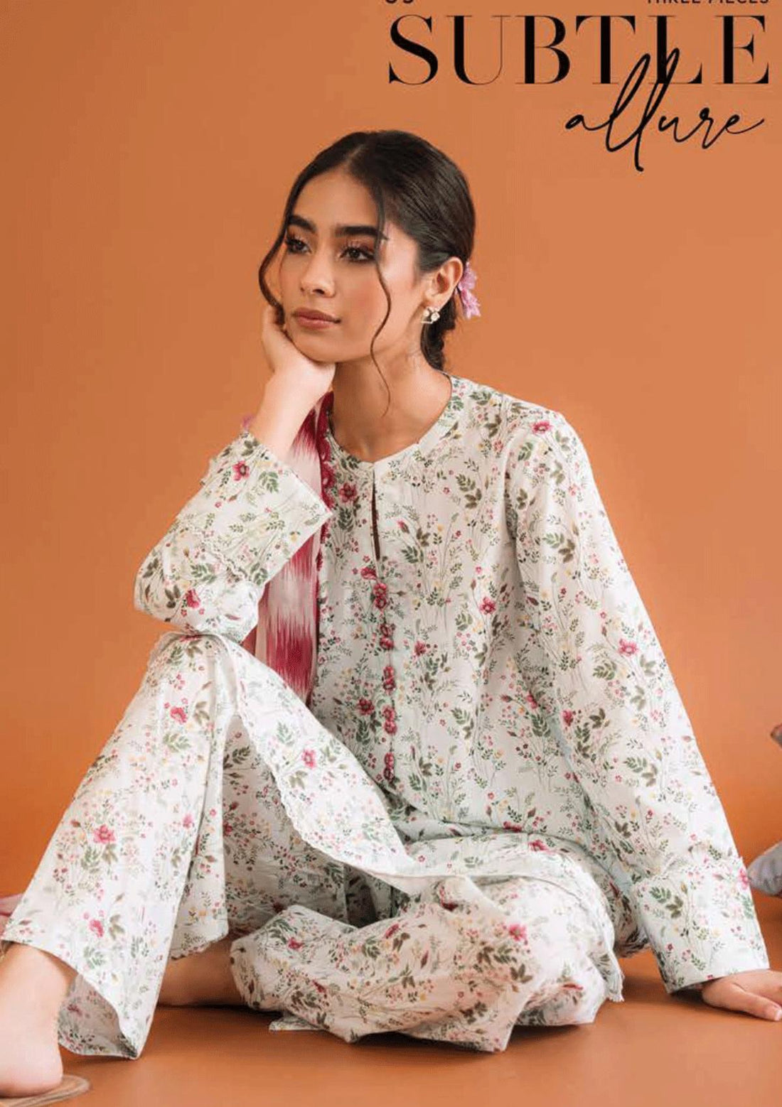 Lawn Collection - Cross Stitch - Petals & Prints - Subtle Allure - D#9