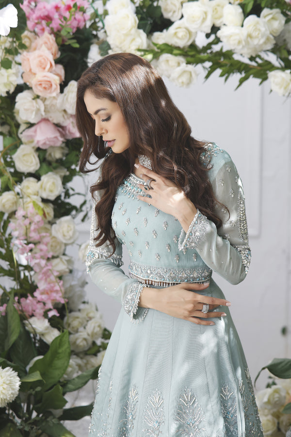 Wahajmkhan | Eden wedding Formals | MINT FEROZI LENGA - Official Wahaj M.Khan stockist in UK - Sakeena London
