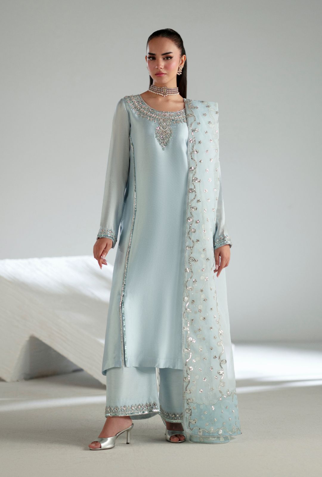 Inayat | Luminae Luxe Pret 25 | Mist - Official Inayat stockist in UK - Sakeena London