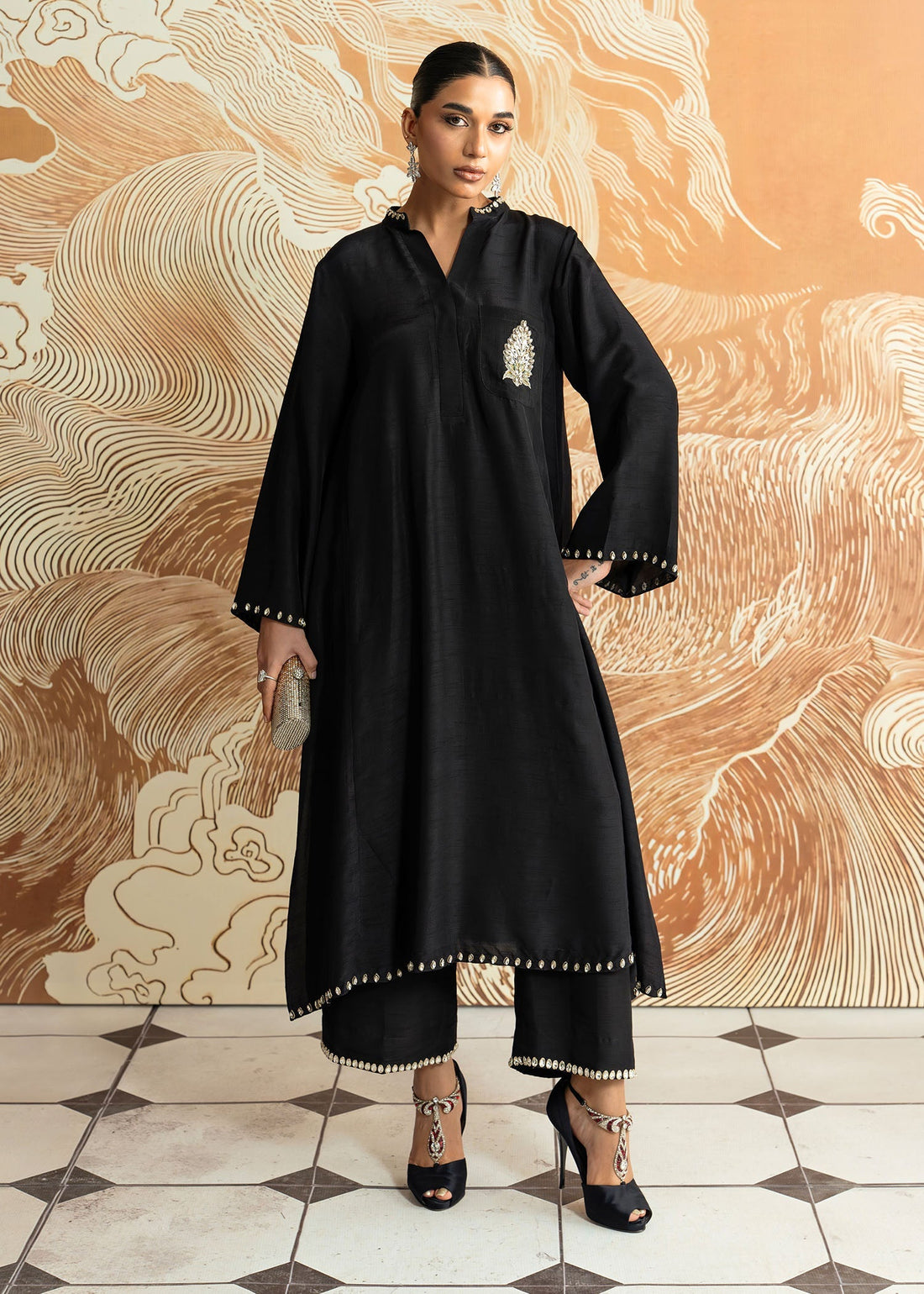 Mahgul | Whispers of Silk | Black Diamond - Official Mahgul stockist in UK - Sakeena London