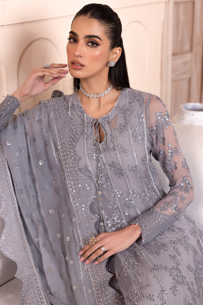Jazmin | Formals Collection | CHIFFON UC-3045 - Official Jazmin stockist in UK - Sakeena London