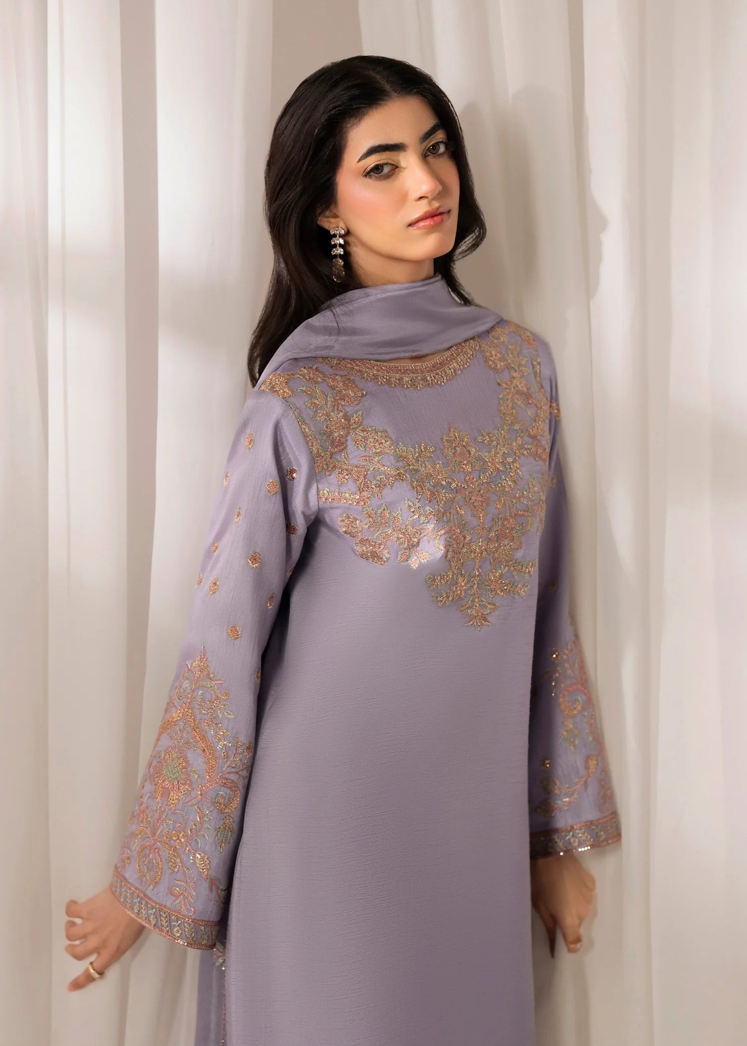 Jamnii | Silk Atelier Pret 26 | LAVENDER MIST