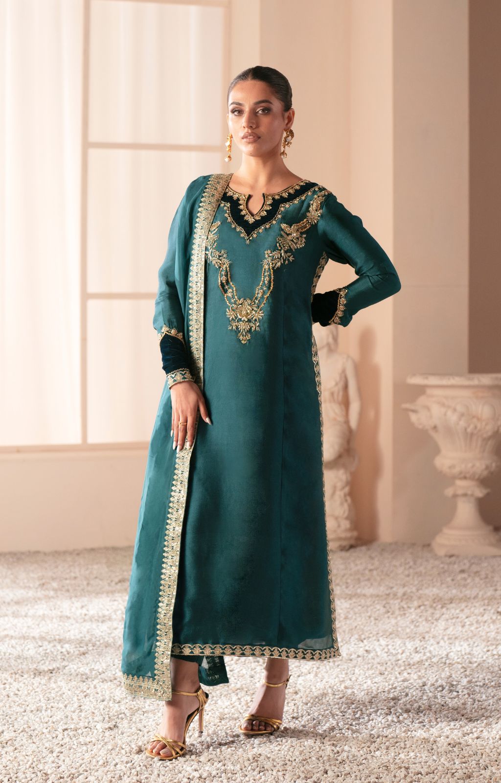 Ajr Couture | Symphony Luxe Festive 25 | Jade - Official AJR Couture stockist in UK - Sakeena London