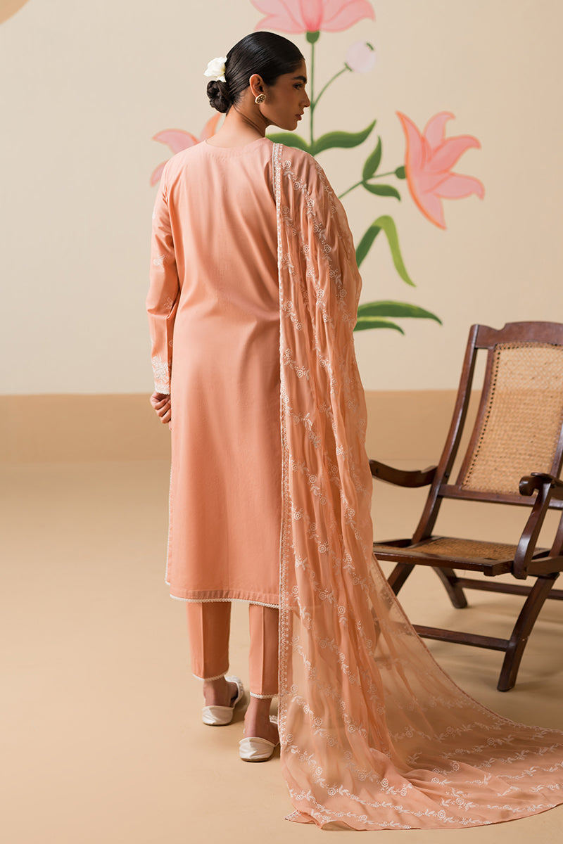 Cross Stitch | Chikankari Lawn Collection | P-03 - Official Cross Stitch stockist in UK - Sakeena London