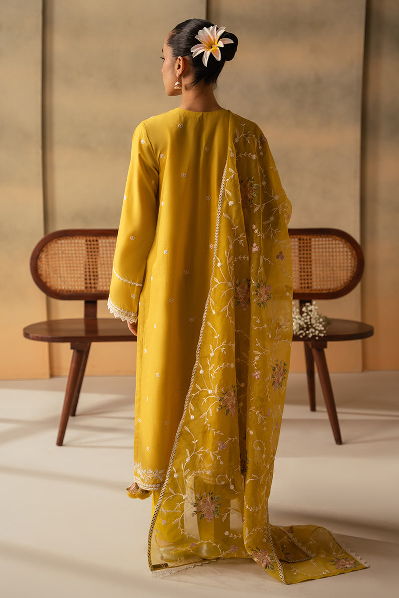 Cross Stitch | Mahiri Embroidered Lawn 24 | CEYLON YELLOW - Official Cross Stitch stockist in UK - Sakeena London