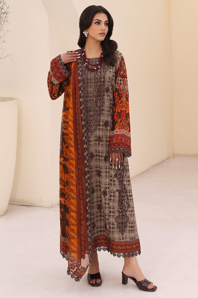 Charizma | Naranji Embroidered Lawn 24 | CN4-010 - Official Charizma stockist in UK - Sakeena London