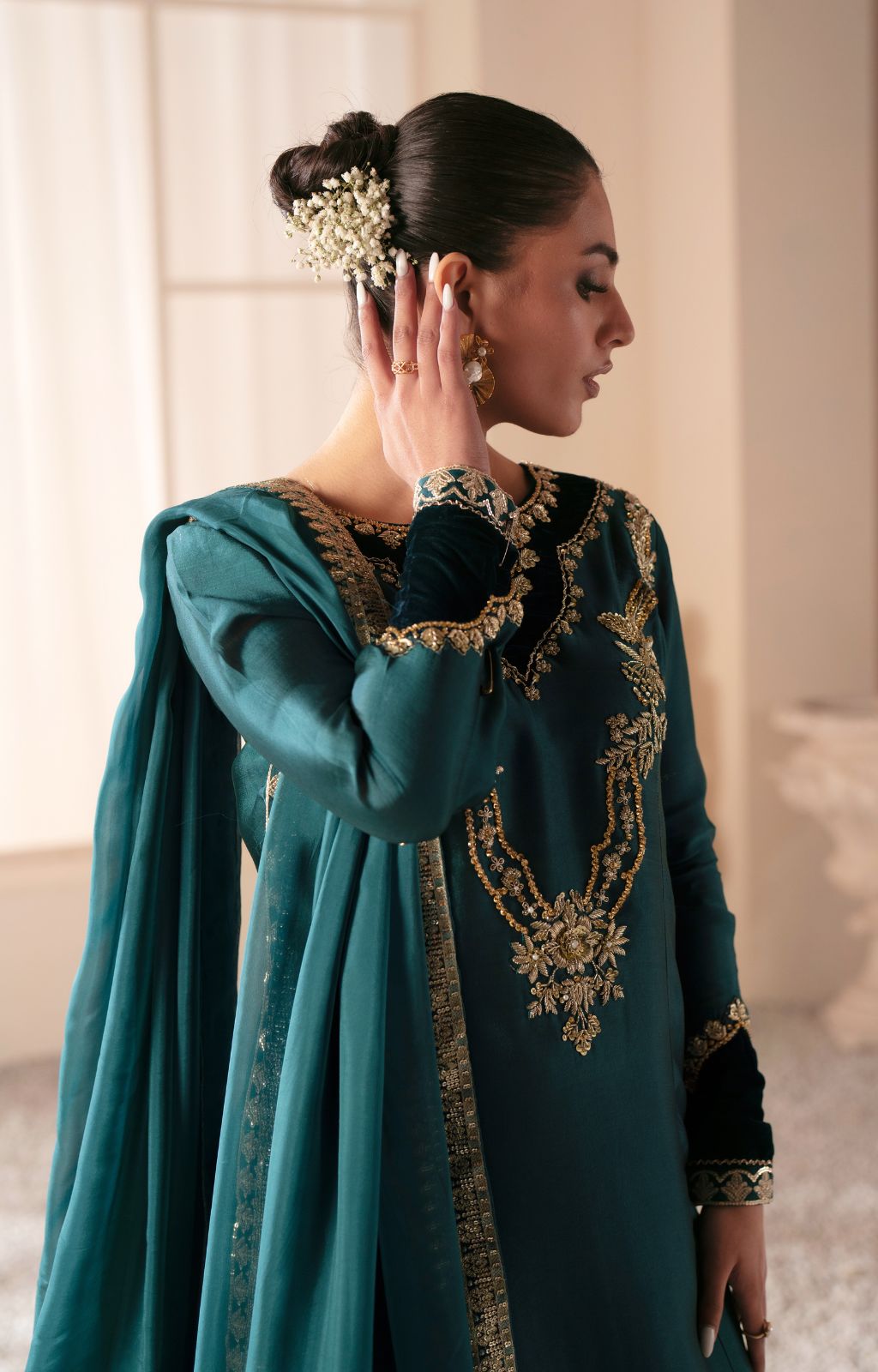 Ajr Couture | Symphony Luxe Festive 25 | Jade - Official AJR Couture stockist in UK - Sakeena London