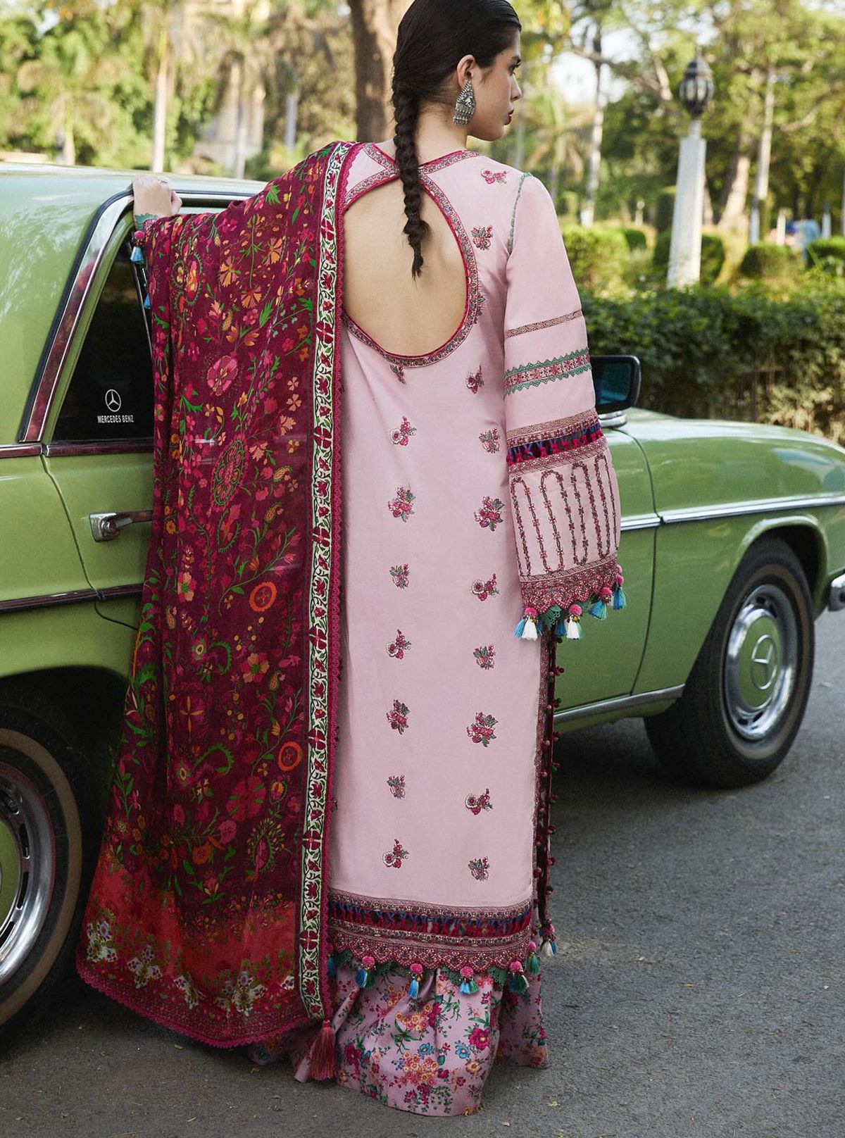 Lawn Collection - Hussain Rehar - SS 24 - D#491 - Sakura
