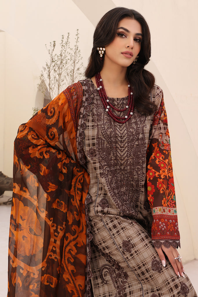 Charizma | Naranji Embroidered Lawn 24 | CN4-010 - Official Charizma stockist in UK - Sakeena London