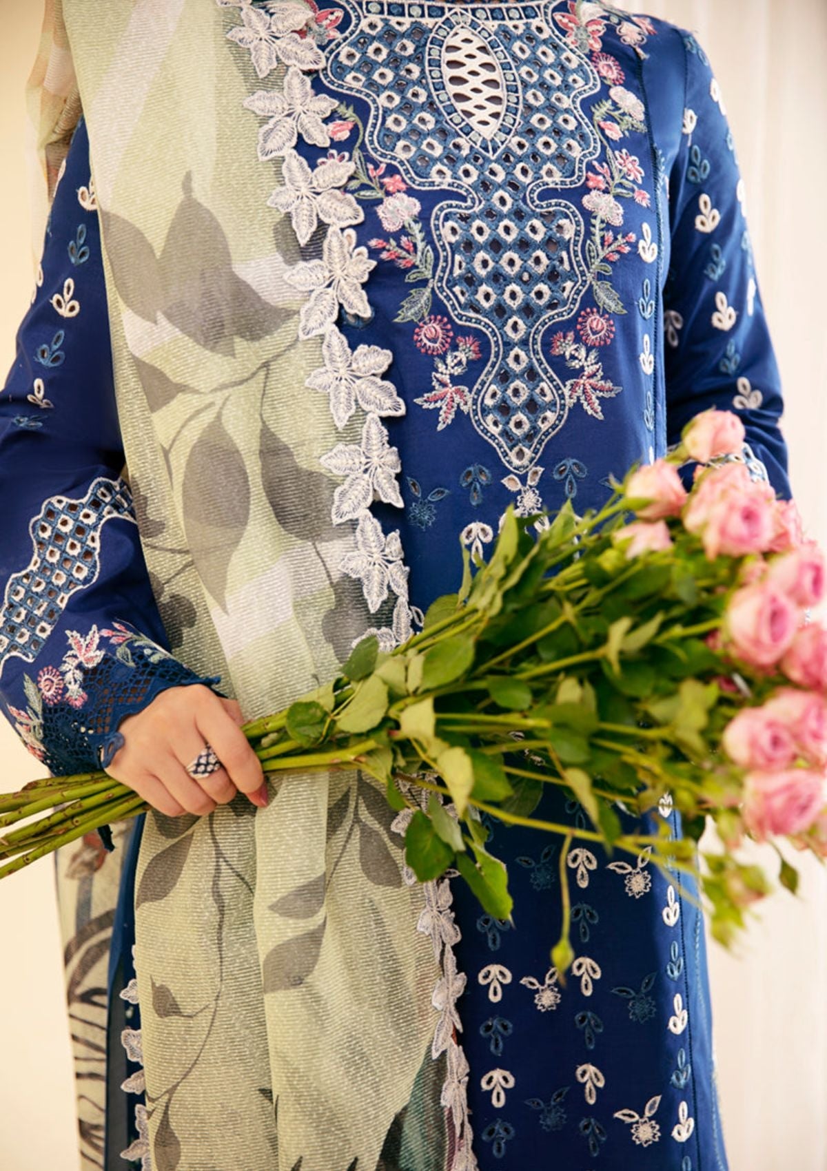 Lawn Collection - Qalamkar - Qlinekari 24 - SQ#08 - ZEL