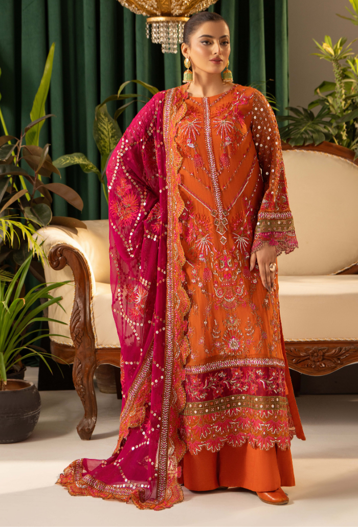 Humdum | Chiffon Collection | HOC - D07 - Official Humdum stockist in UK - Sakeena London