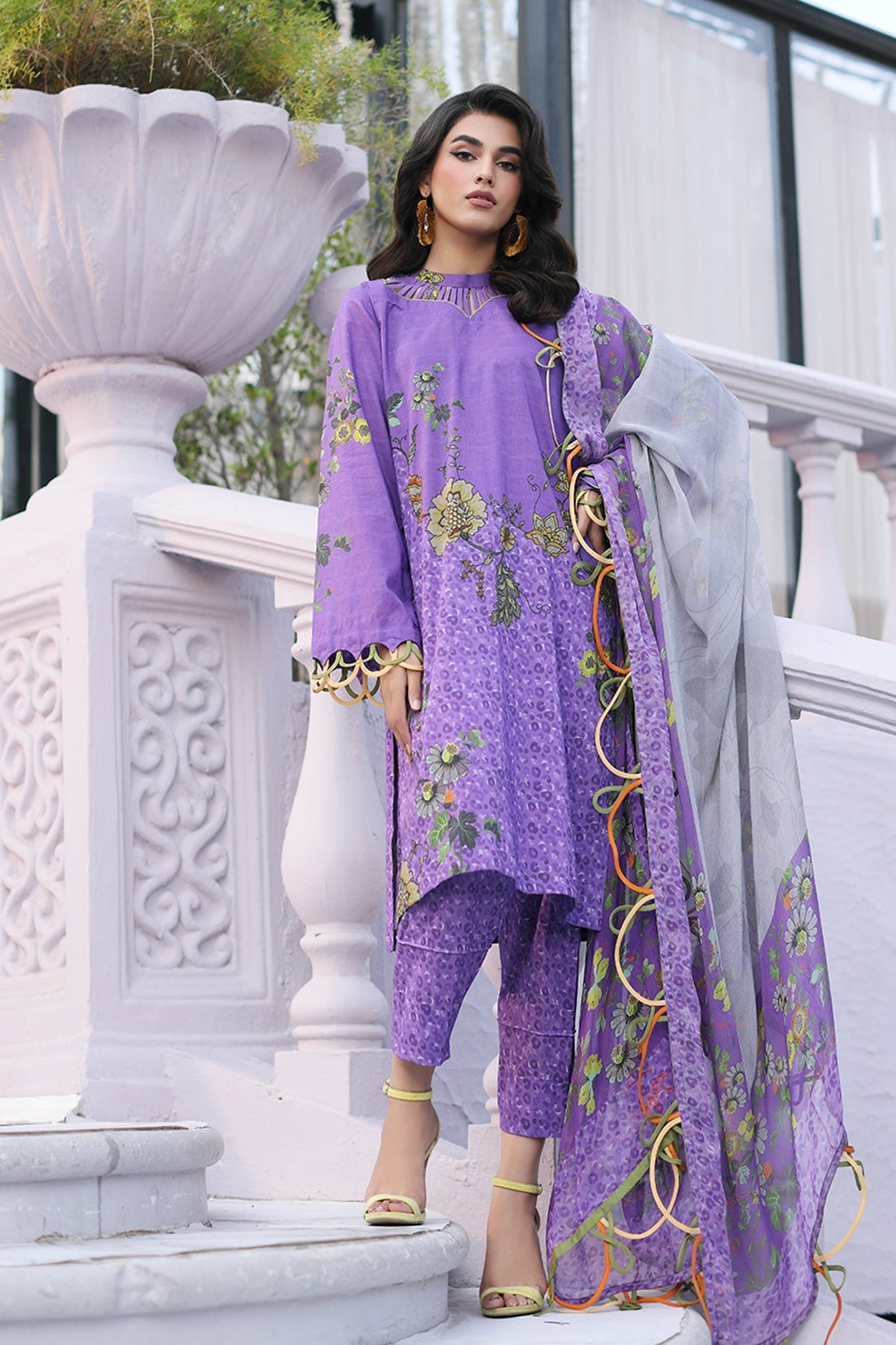 Charizma | Lawn Collection 24 | CPS4-02 - Official Charizma stockist in UK - Sakeena London