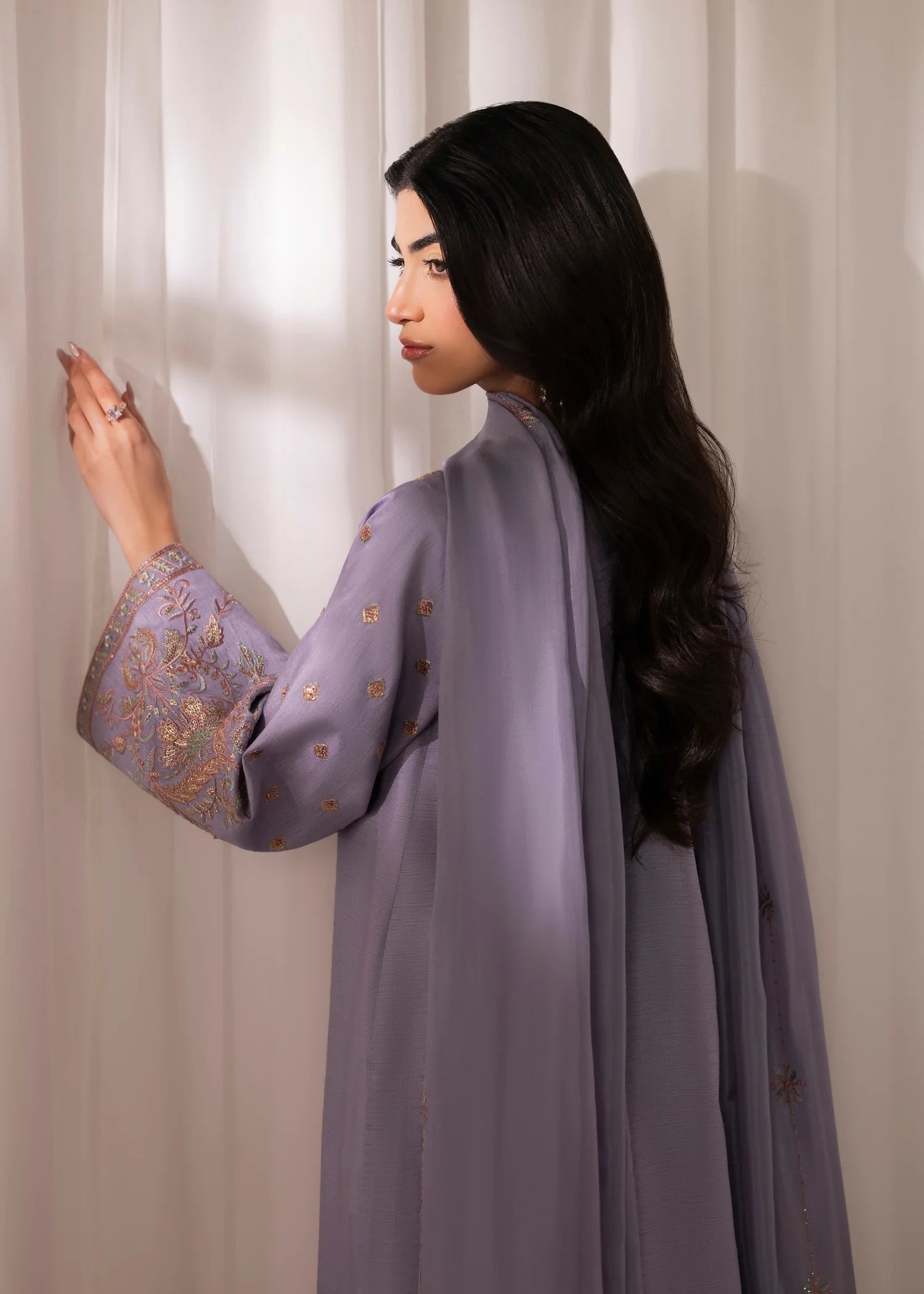 Jamnii | Silk Atelier Pret 26 | LAVENDER MIST