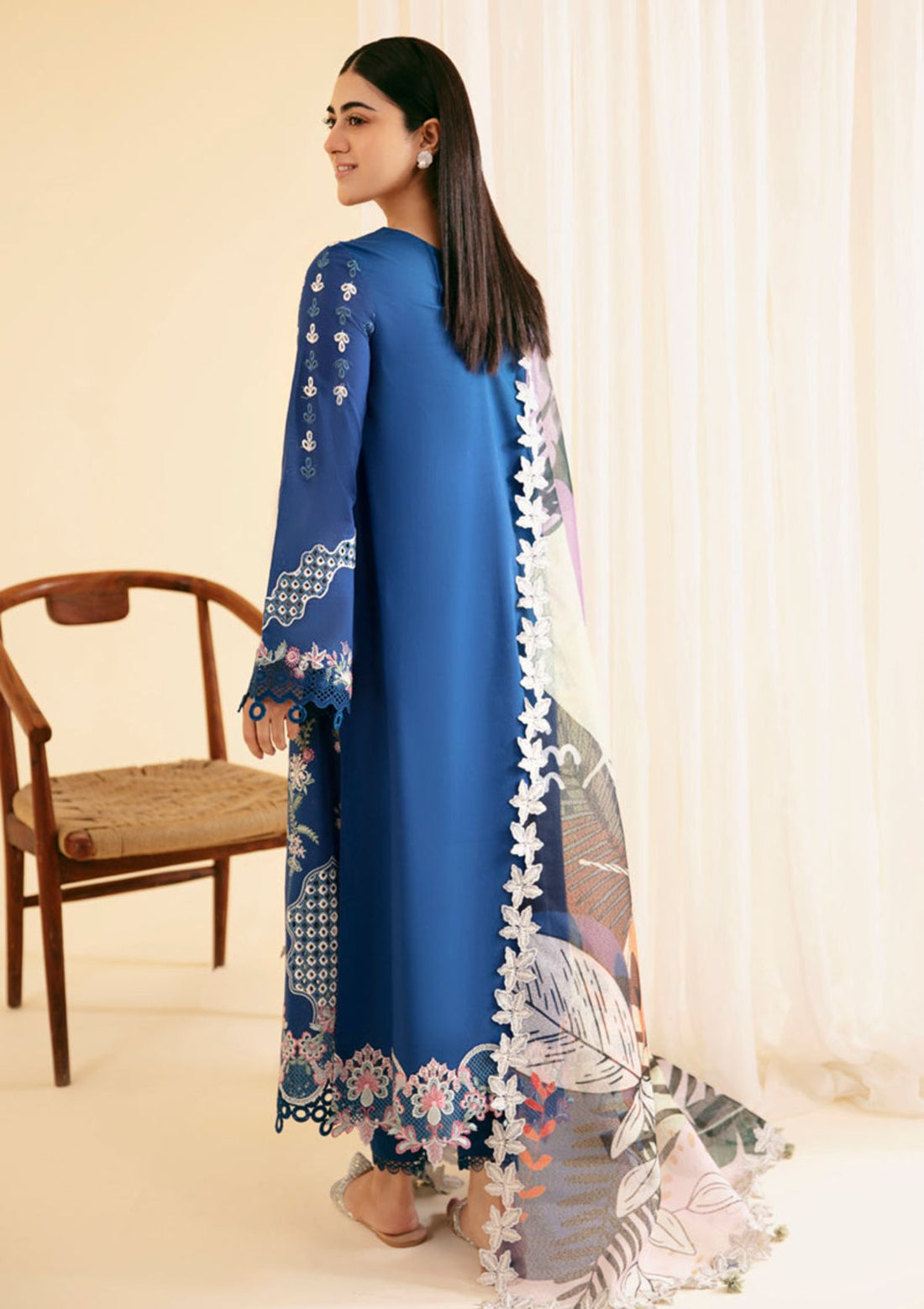 Lawn Collection - Qalamkar - Qlinekari 24 - SQ#08 - ZEL