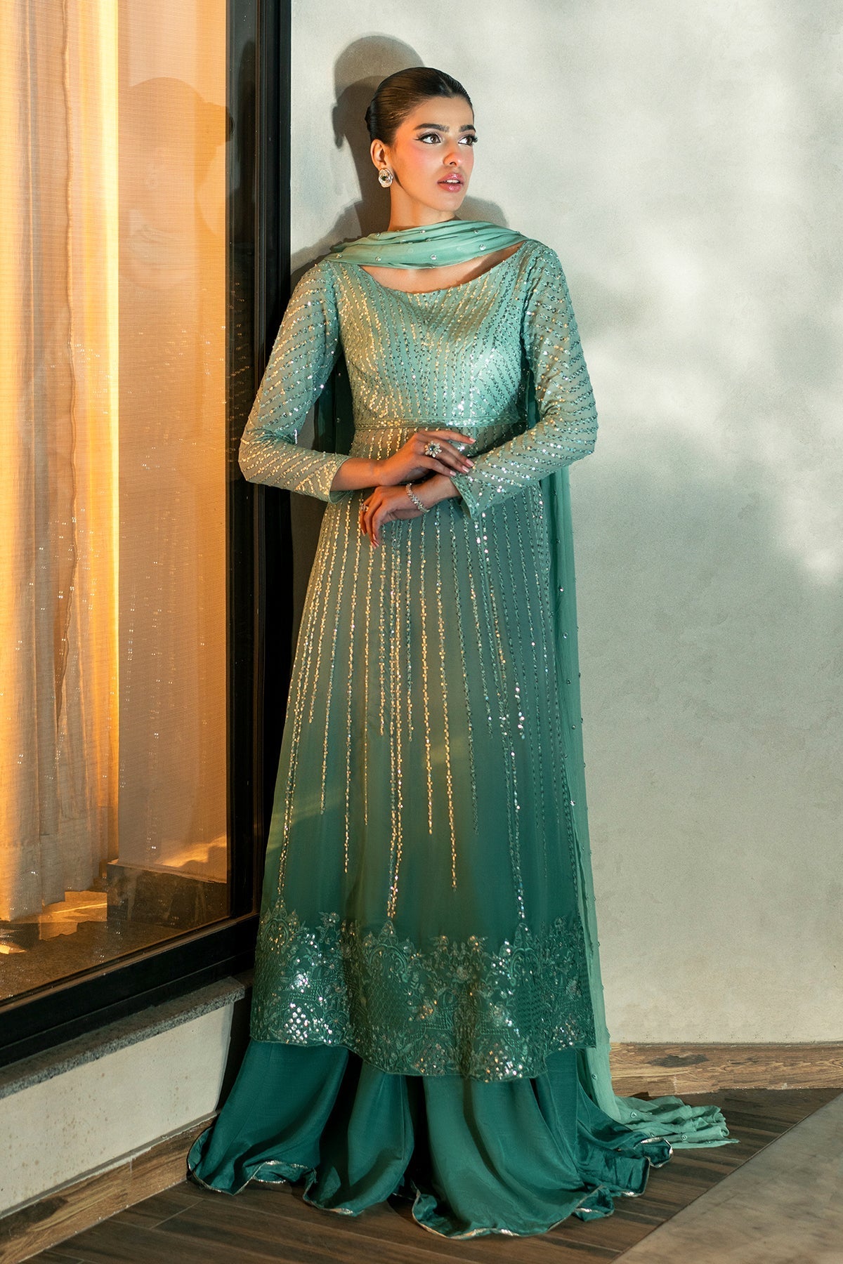 Erum Khan | Eid Edit 25 | Midnight Aura - Official Erum Khan stockist in UK - Sakeena London