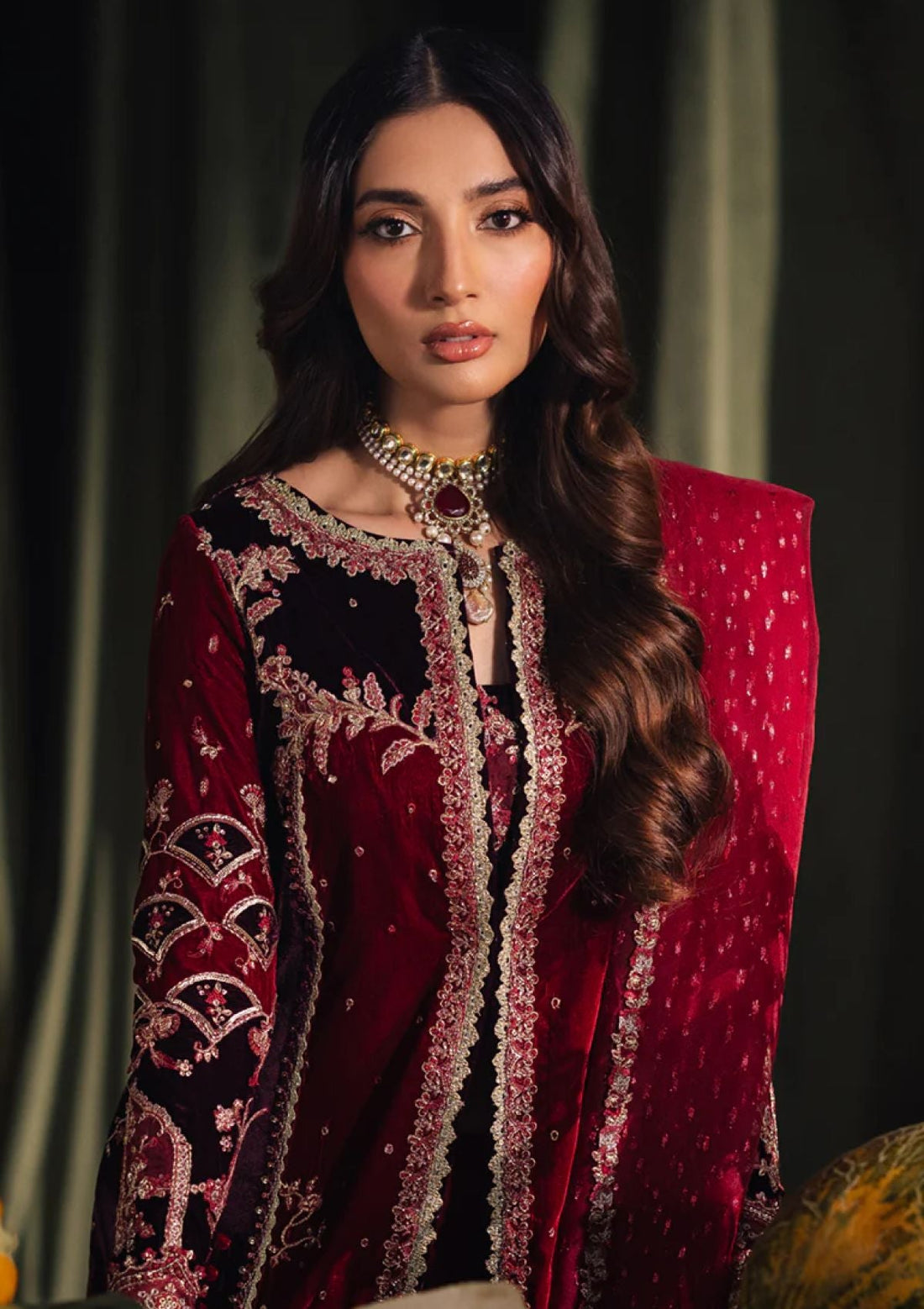 Winter Collection - Qalamkar - Velvet Edit - QV24#04 - KESIA